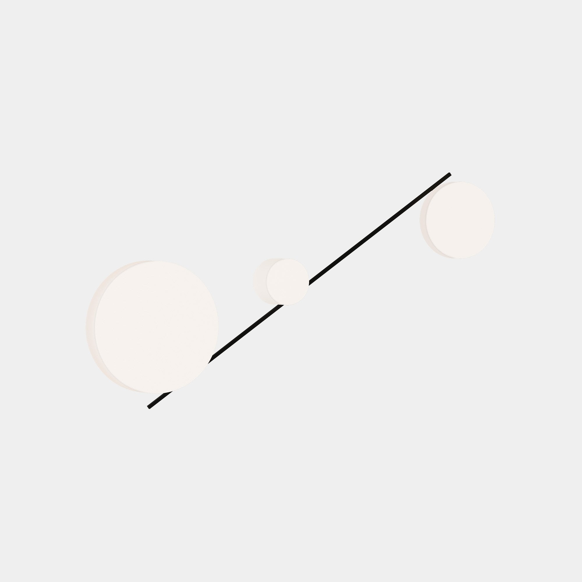 LedsC4 Spark 390mm Triple Flush Ceiling Light