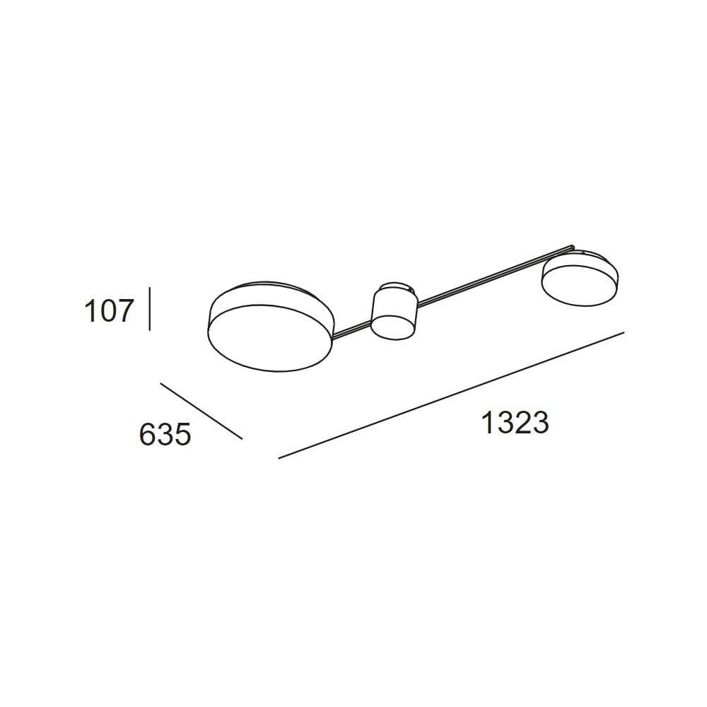 LedsC4 Spark 390mm Triple Flush Ceiling Light