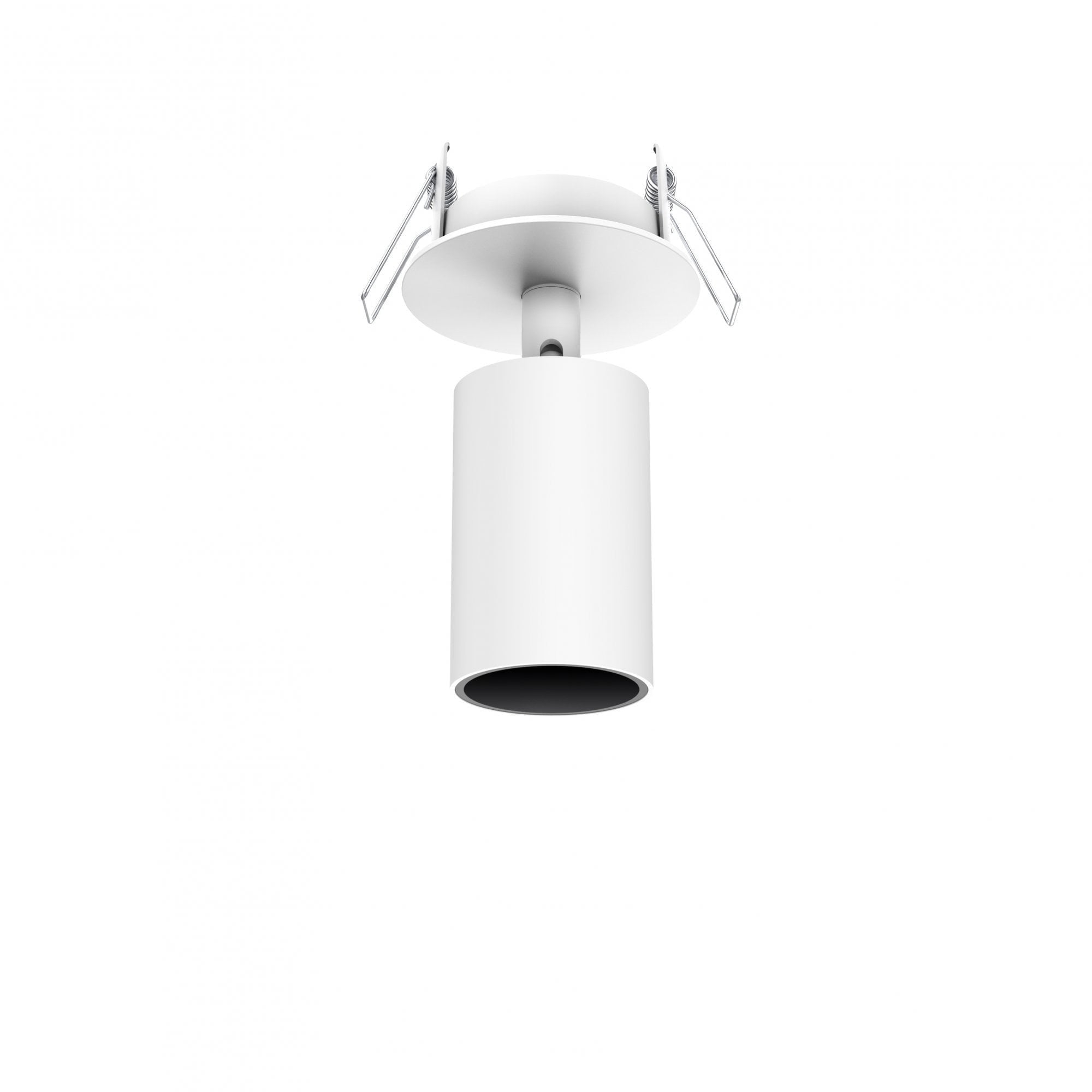 Collingwood 1901 Rotatable Spotlight Semi Recessed Mounted - White Housing/Black Baffle