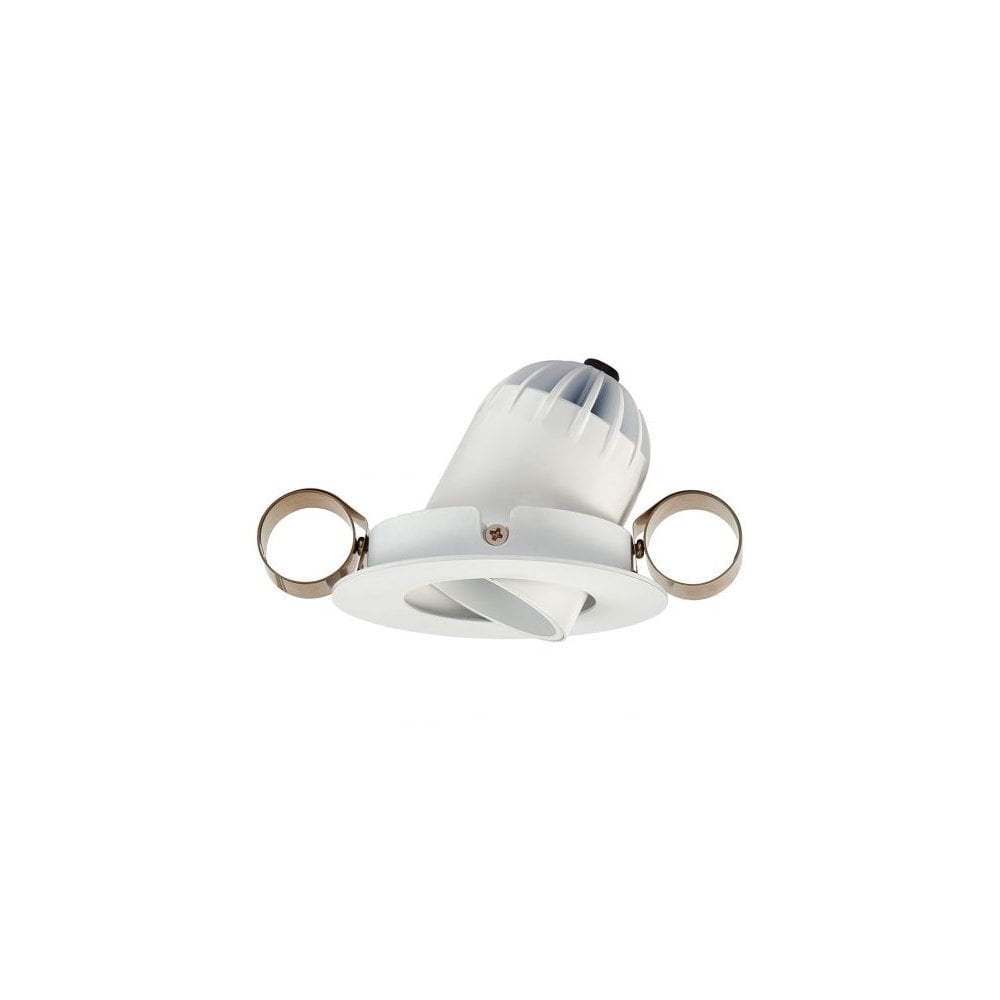 Collingwood 1901 Adjustable Round Downlight - All White (Fire-Rated)