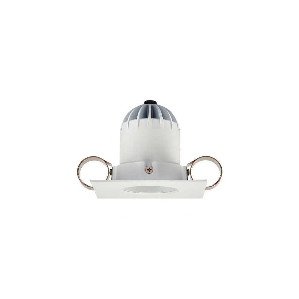 Collingwood 1901 Fixed Square Downlight - All White (Fire-Rated)