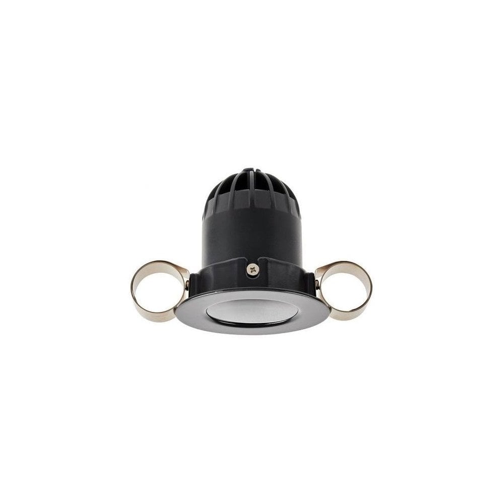 Collingwood 1901 Slim Fixed Round Downlight 75mm diameter - All Black (Fire-Rated)