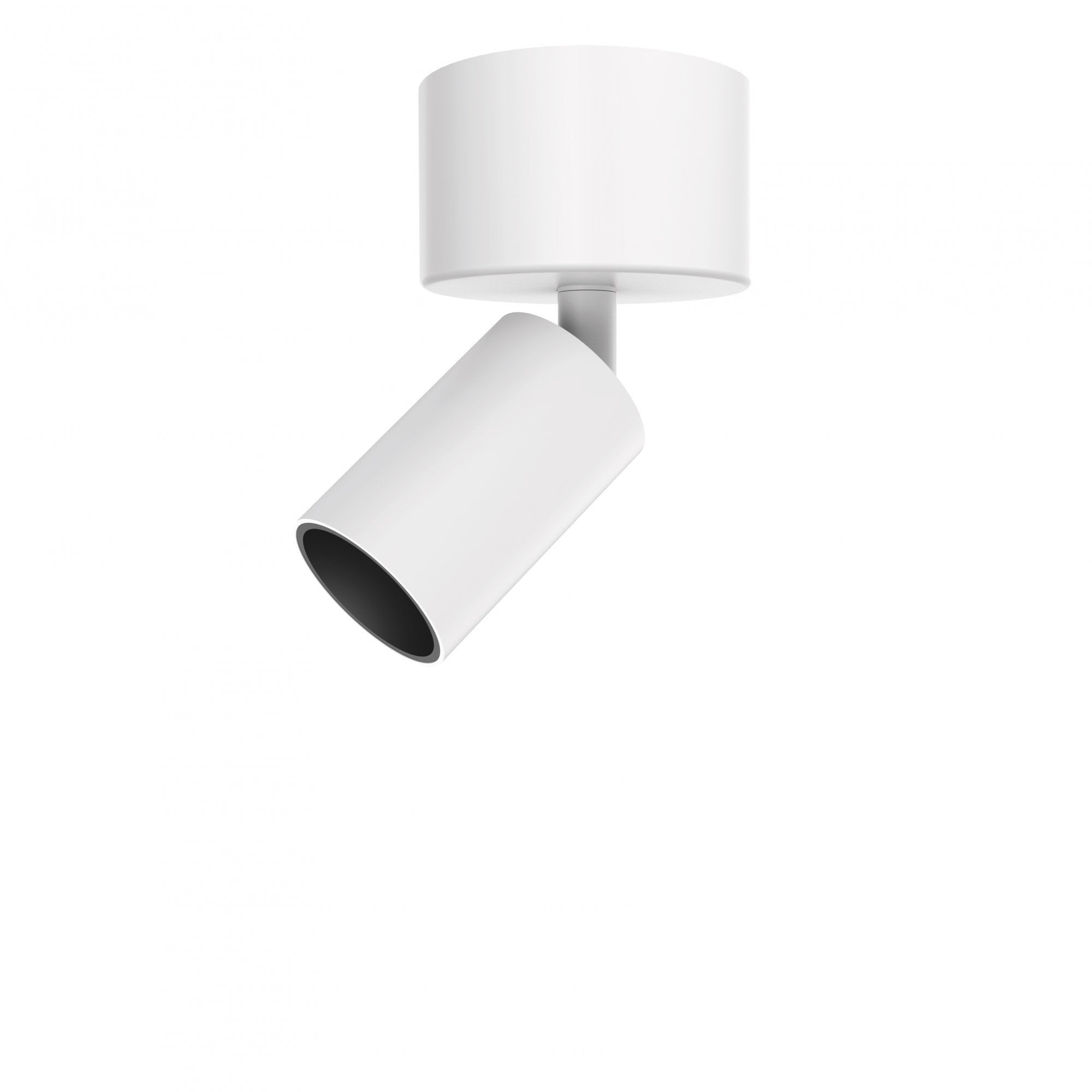 Collingwood 1901 Rotatable Spotlight Surface Mounted - White Housing/Black Baffle