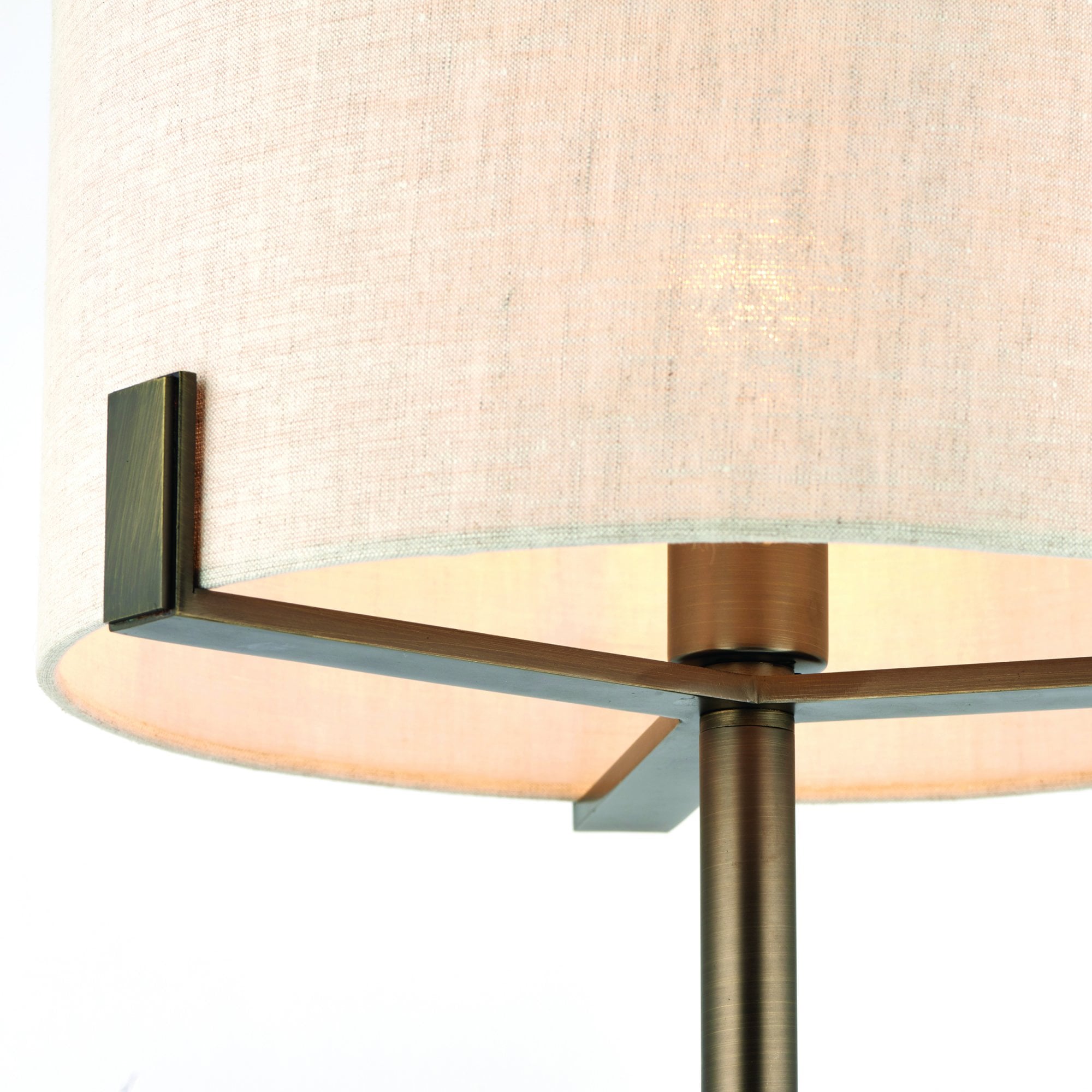 Endon Hayfield Table Lamp - Neutral Linen