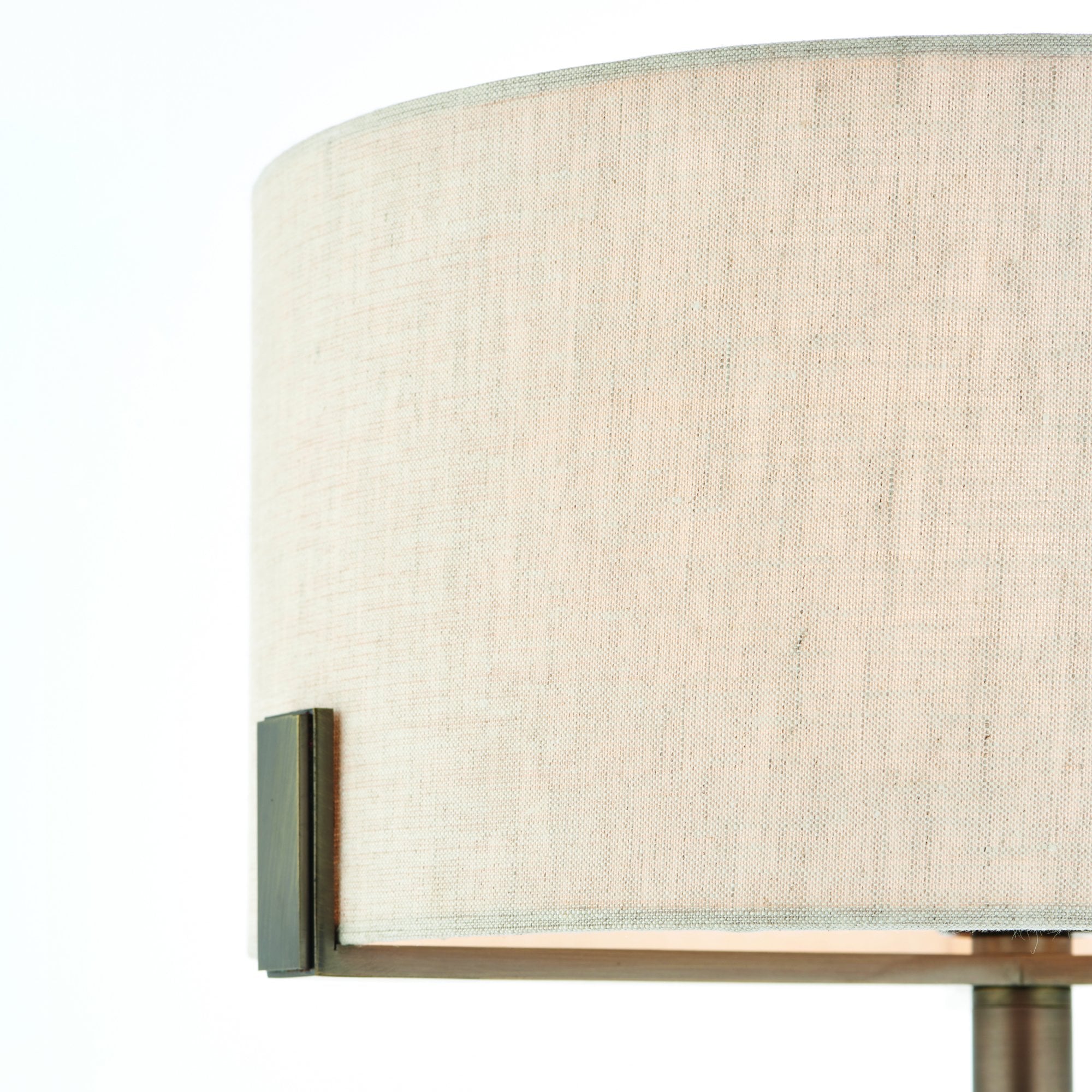 Endon Hayfield Table Lamp - Neutral Linen