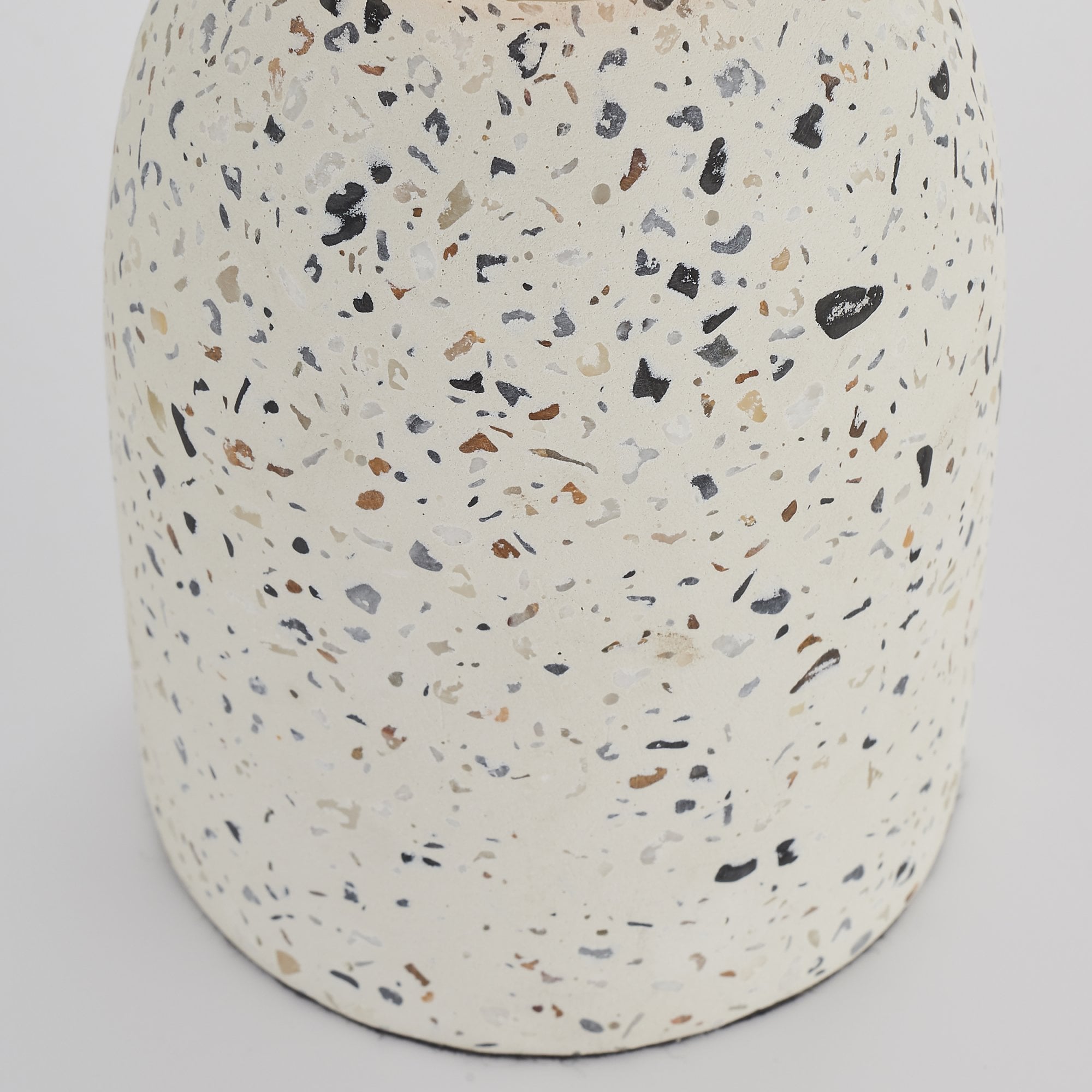 Endon Terrazzo Single Light Table Lamp - White Terrazzo