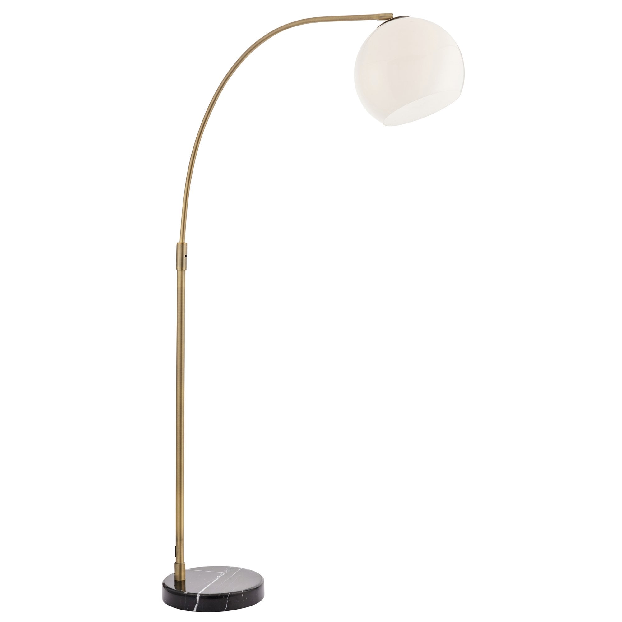 Endon Otto Floor Lamp - Black Marble Base