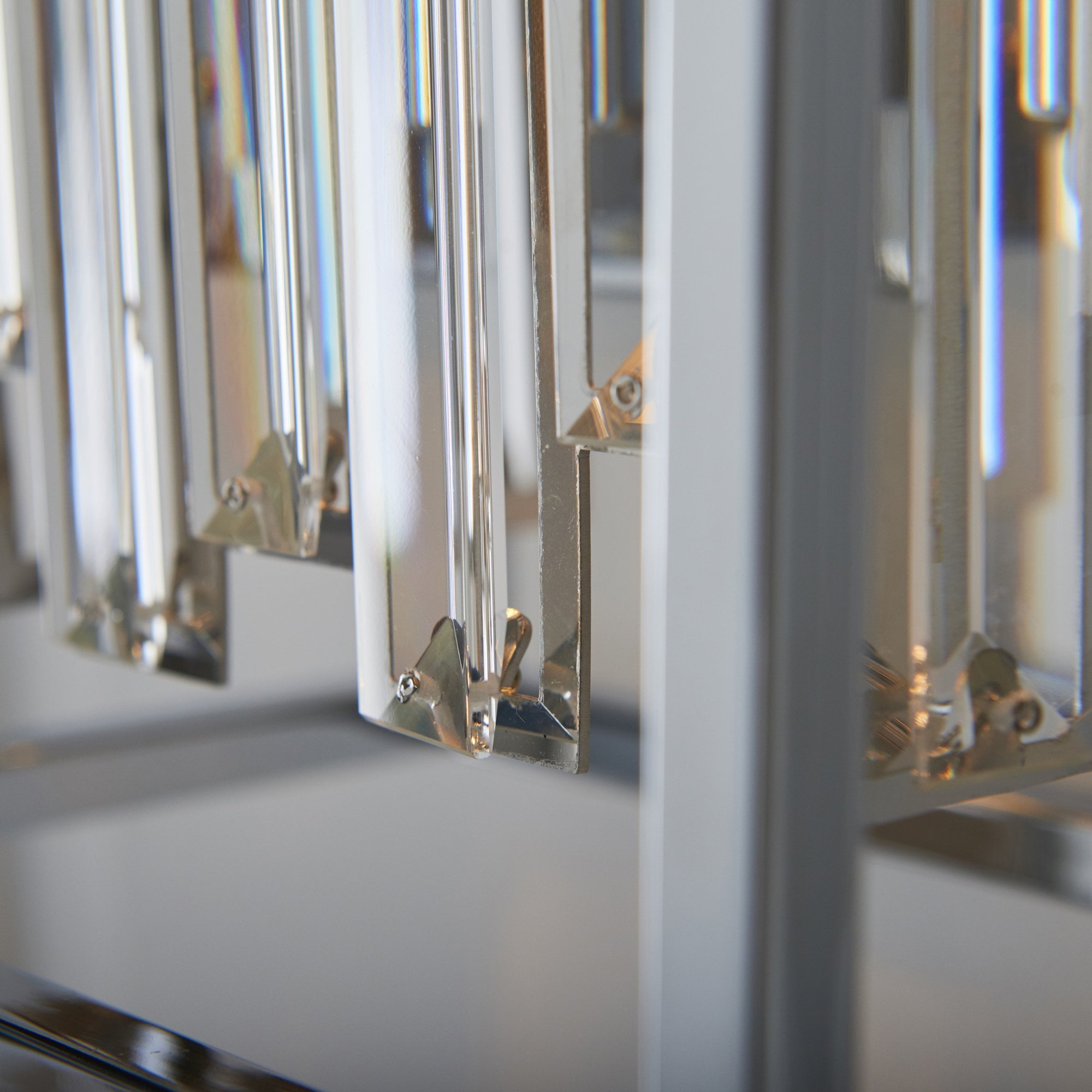 Endon Acadia Single Light Wall Light - Clear Crystal & Chrome Plate