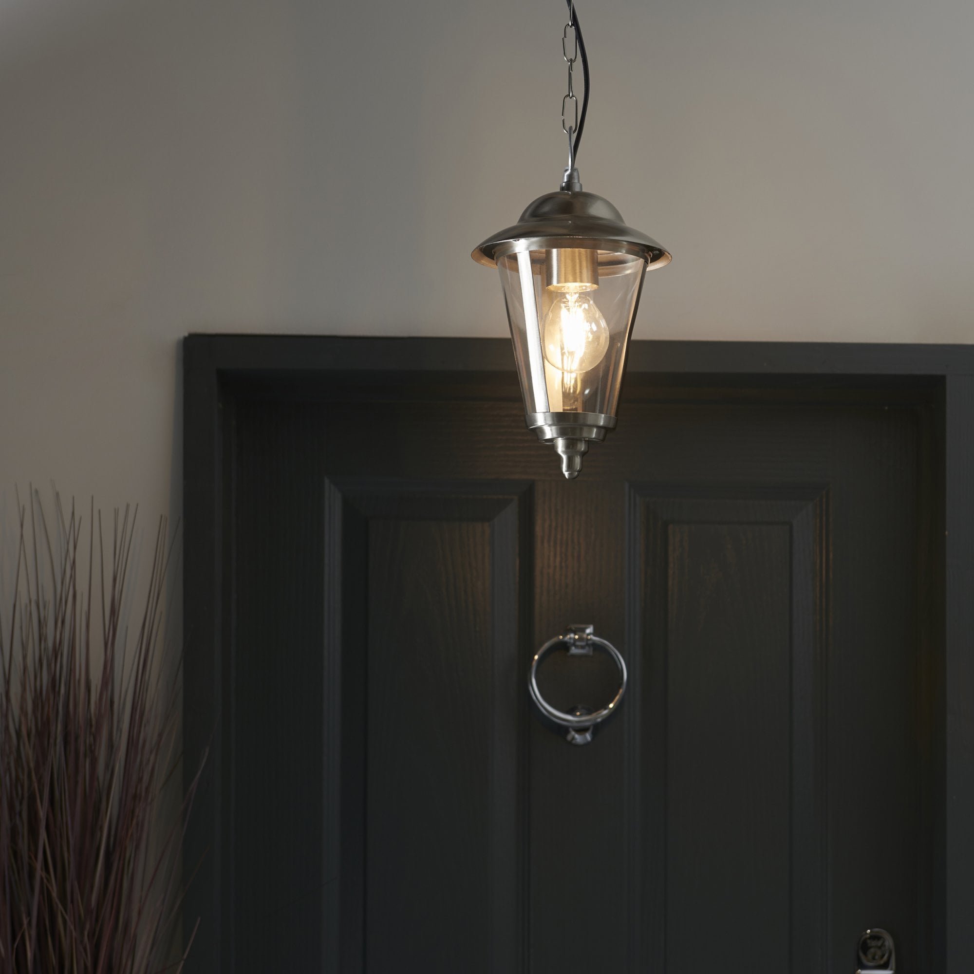 Endon Klien Pendant - Polished Stainless Steel