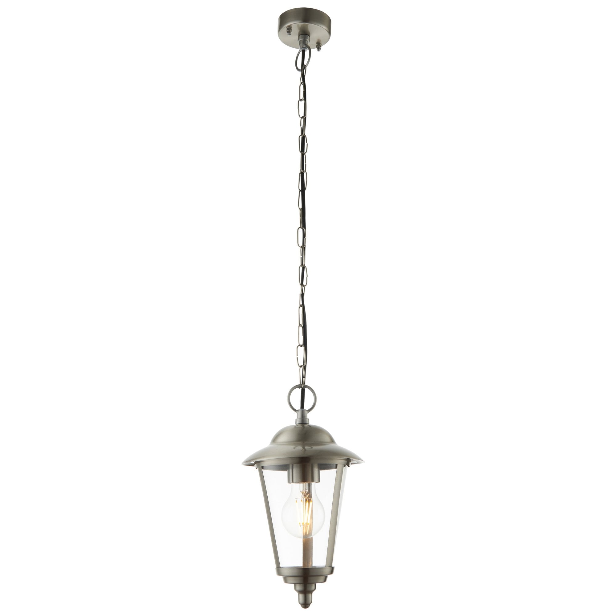 Endon Klien Pendant - Polished Stainless Steel