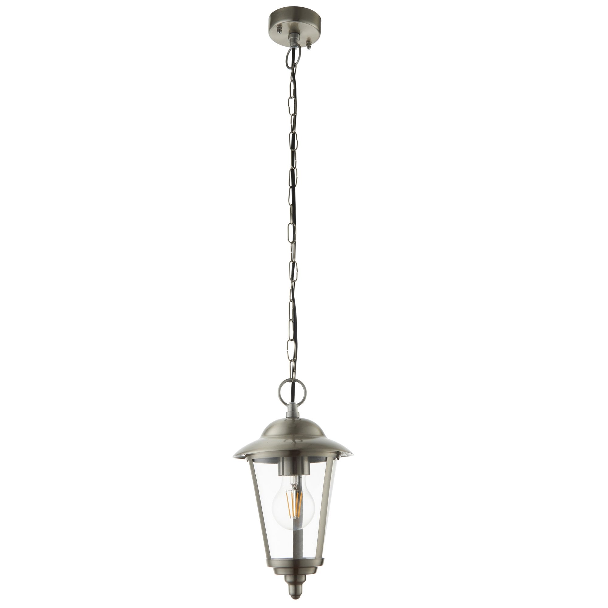 Endon Klien Pendant - Polished Stainless Steel