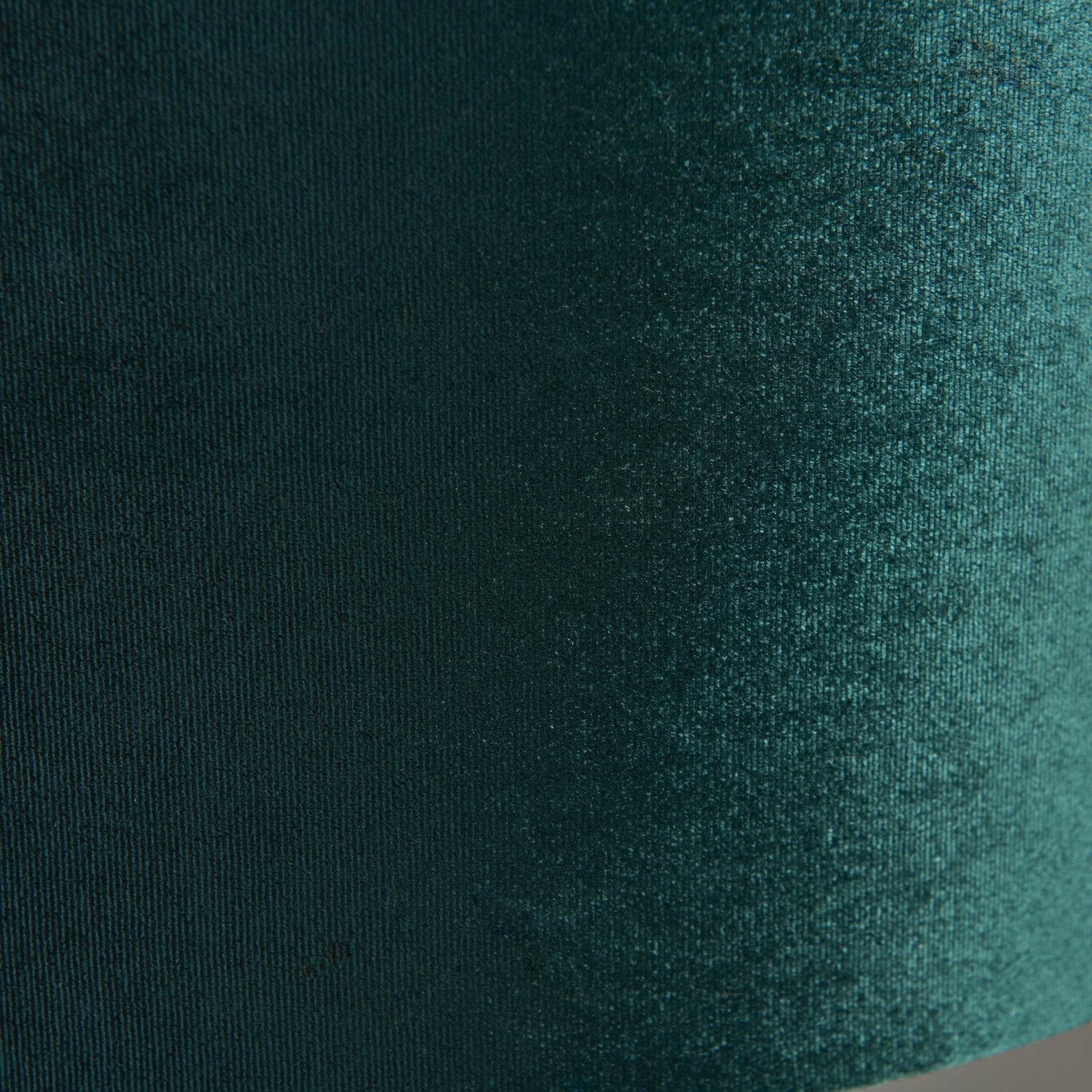 Endon Hayfield Single Light Table Lamp - Matt Antique Brass Plate & Green Velvet