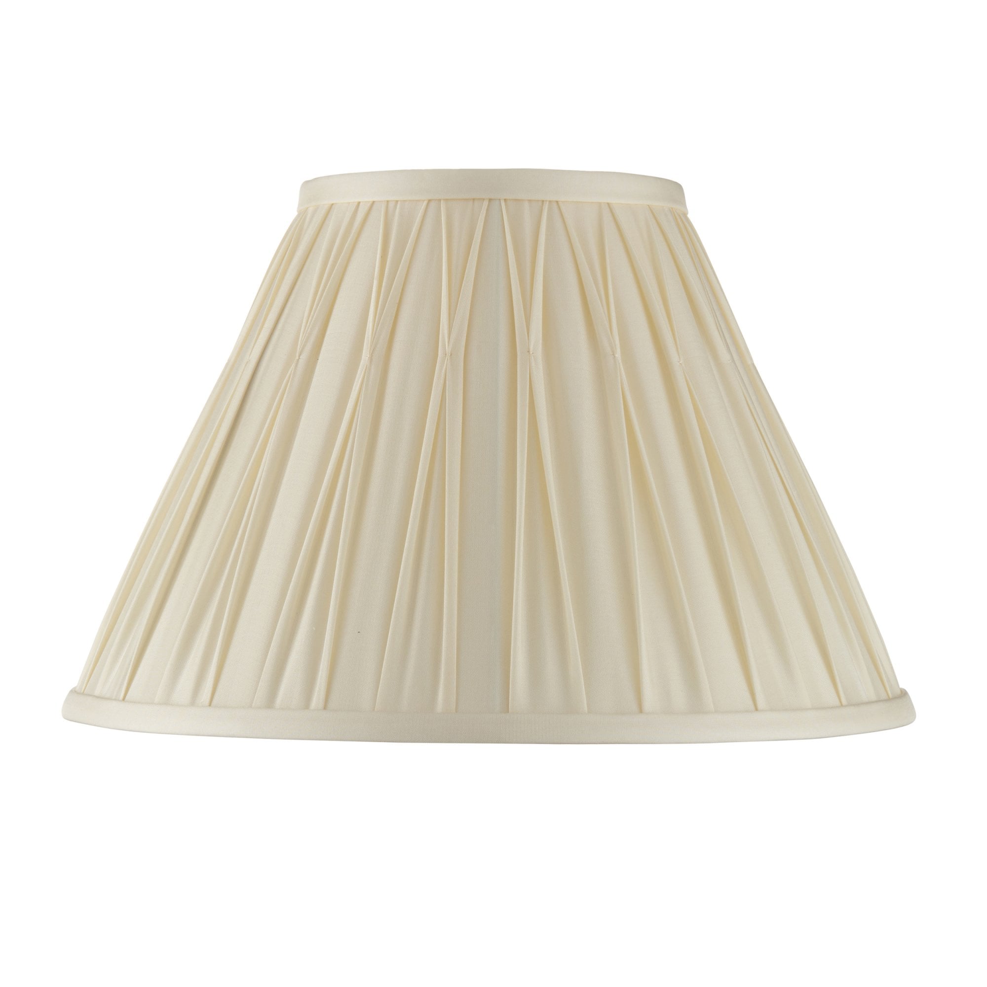 Endon Chatsworth 12" Single Light Shade - Ivory Silk - Shade Only