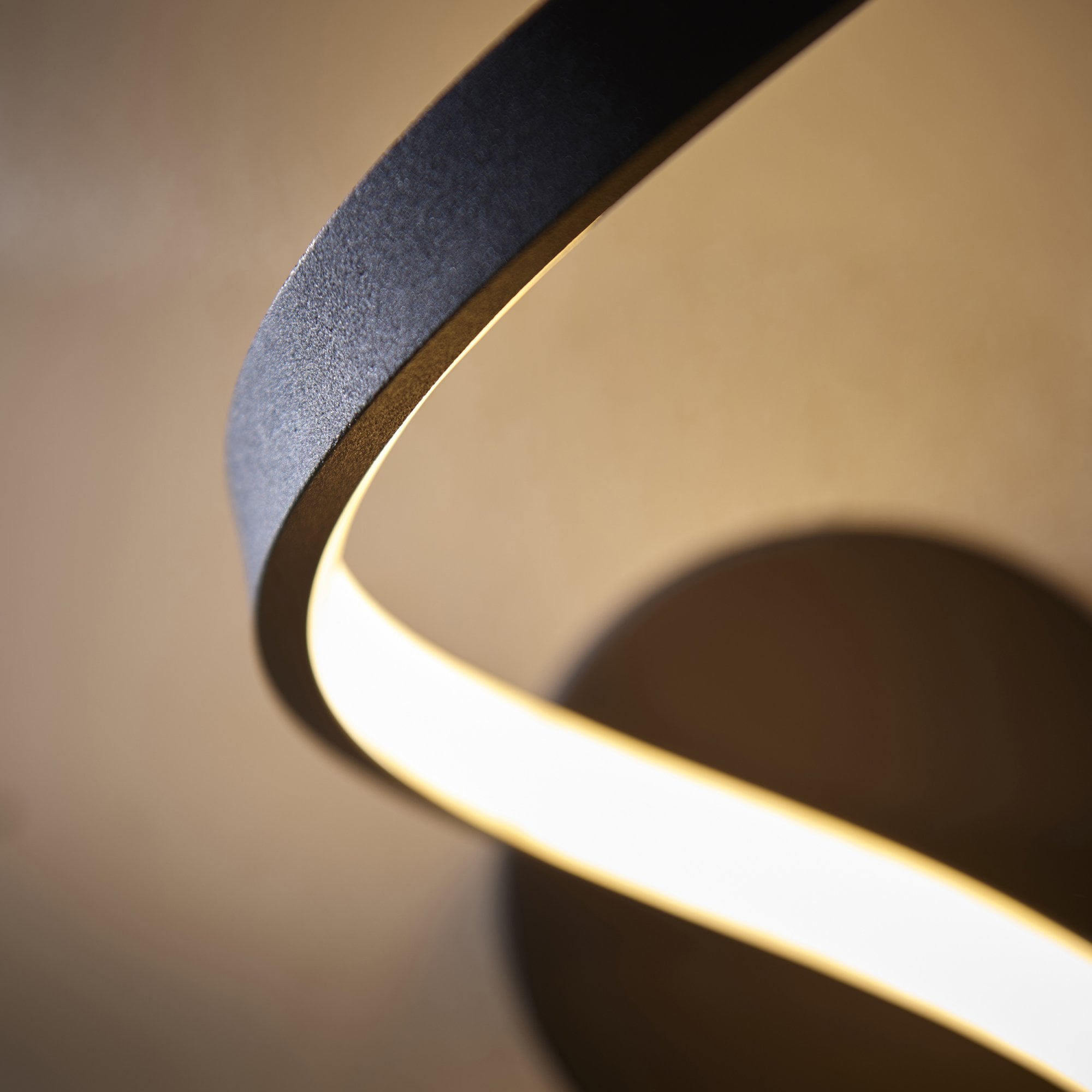 Endon Astral Single Light Wall - Textured Black & White Silicone