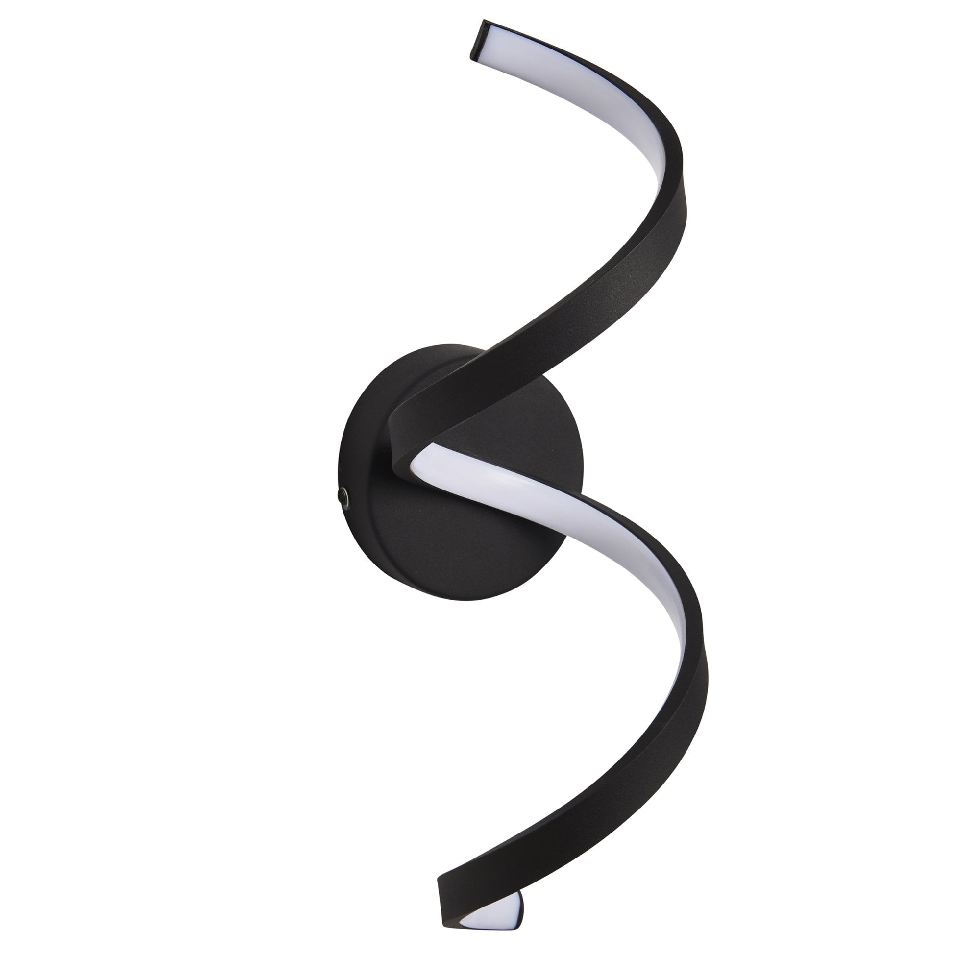 Endon Astral Single Light Wall - Textured Black & White Silicone