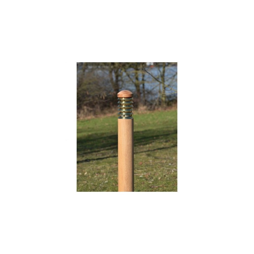 Lumena Tectona Wooden Bollard - Mains