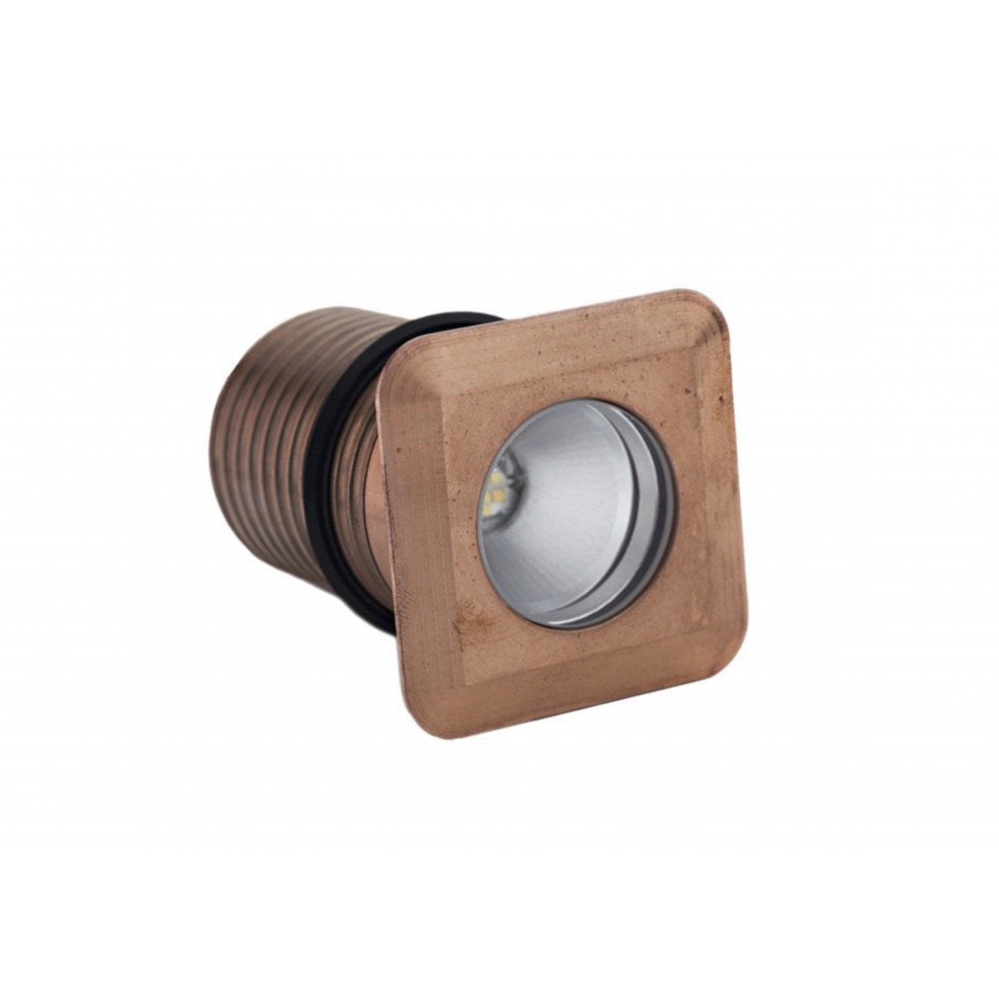 LuxR M4 Large Square Recessed - Copper - Low Voltage