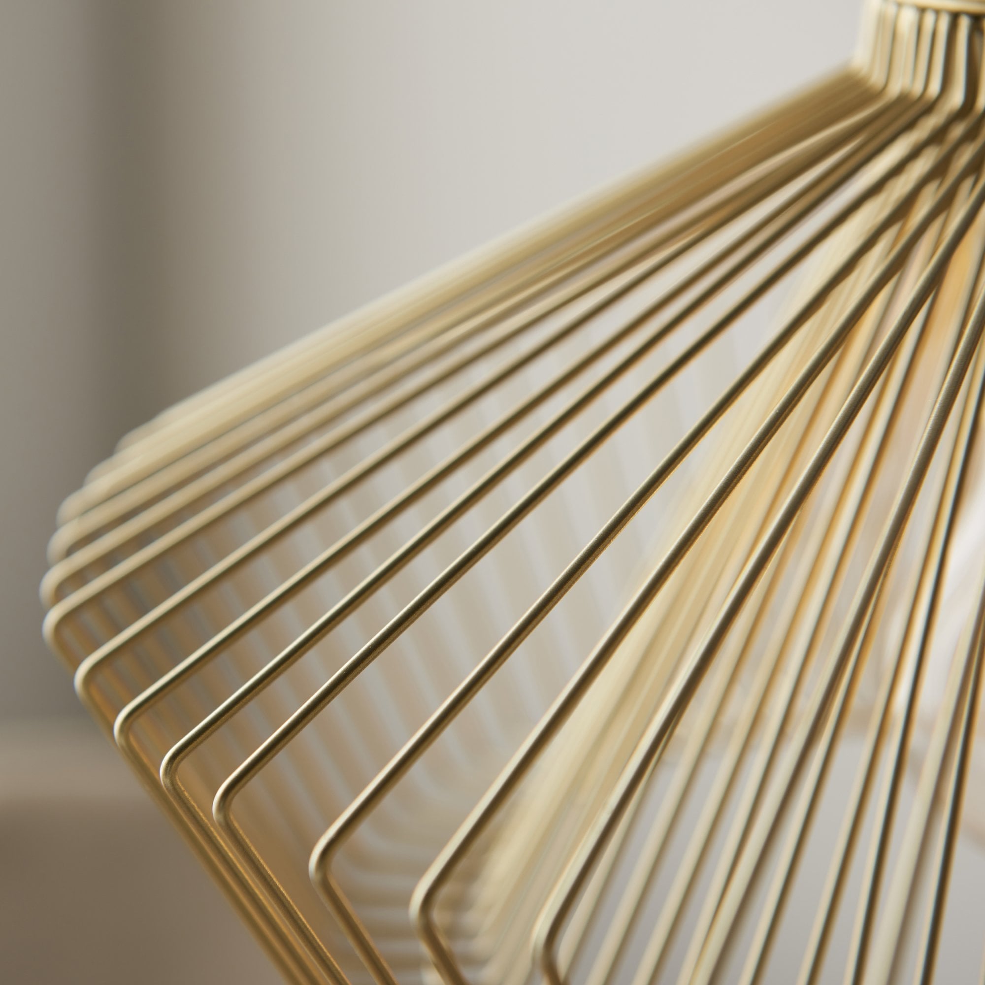 Endon Kimberley Single Caged Pendant - Gold Painted