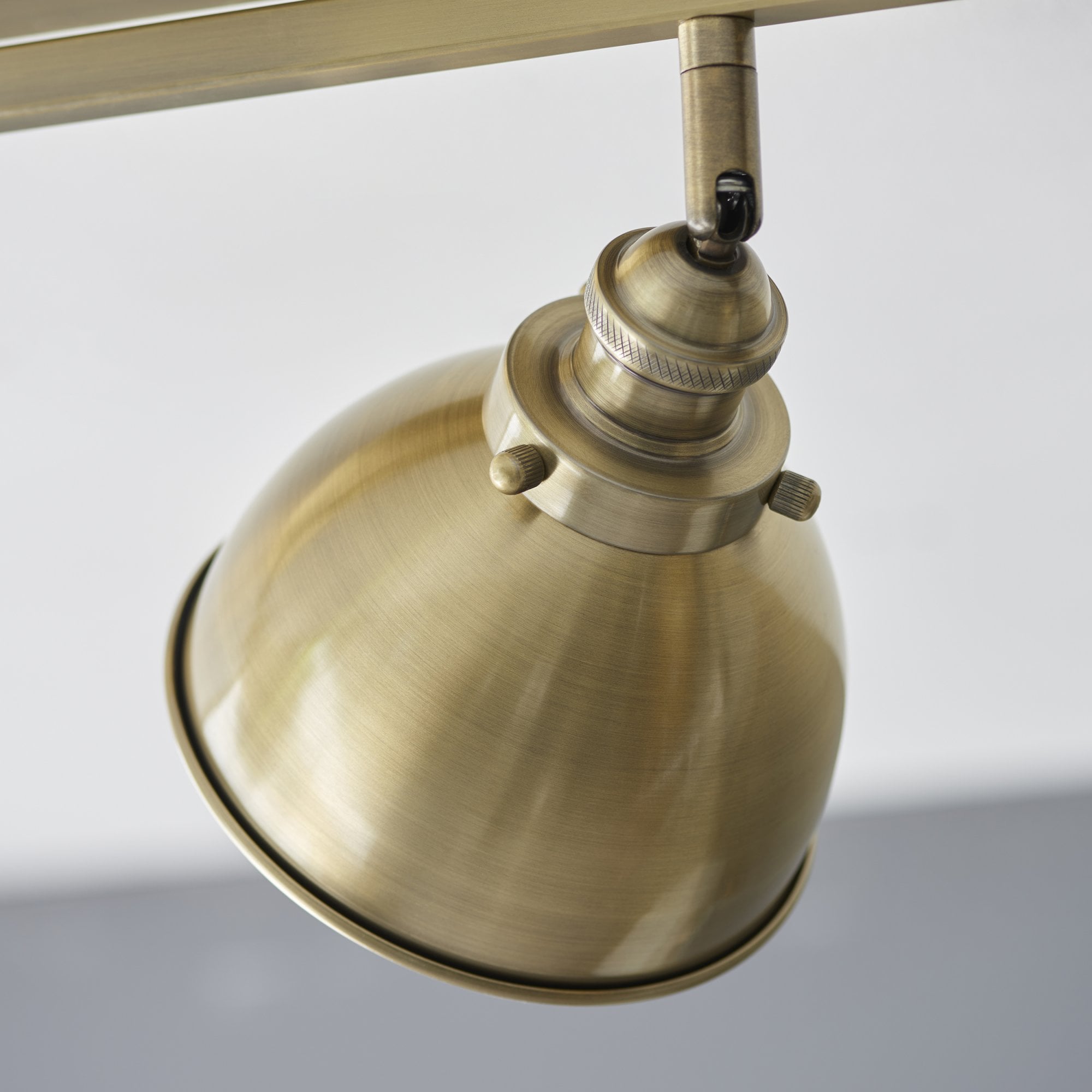 Endon Wyatt 3 Light Bar Spotlight - Antique Brass