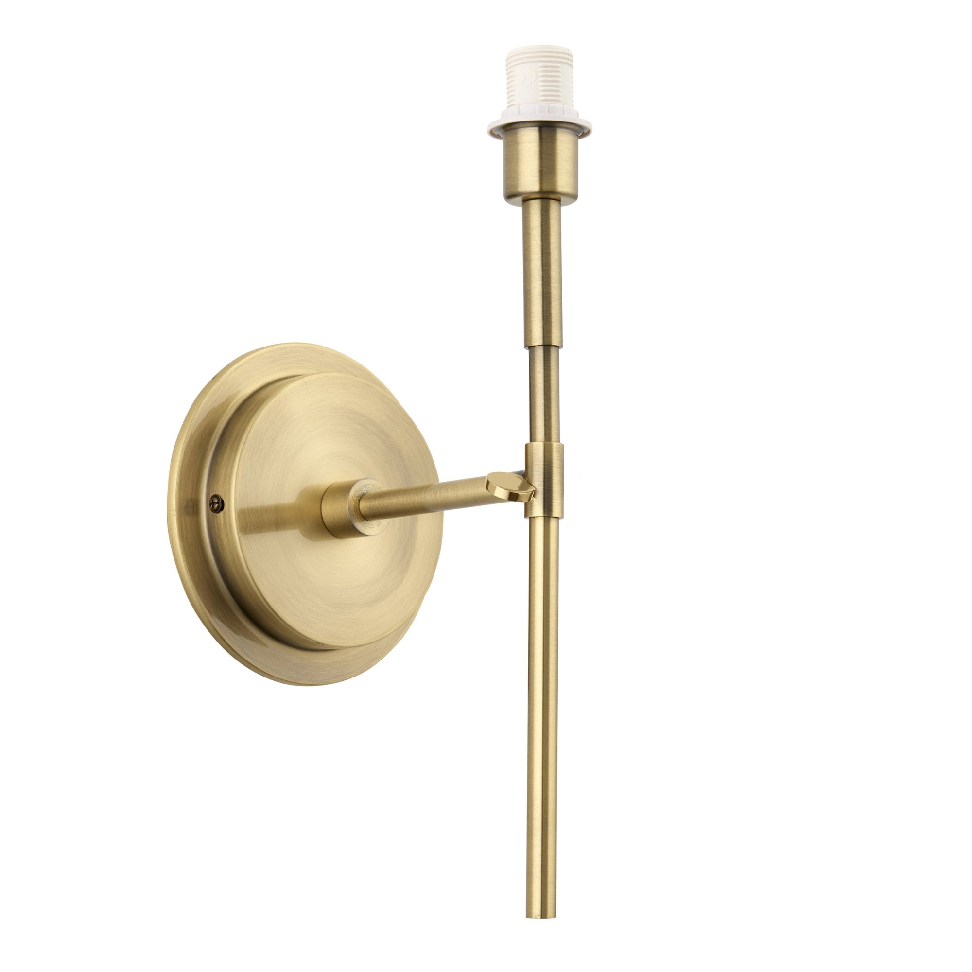 Endon Rennes Single Light Wall - Antique Brass (No Shade)