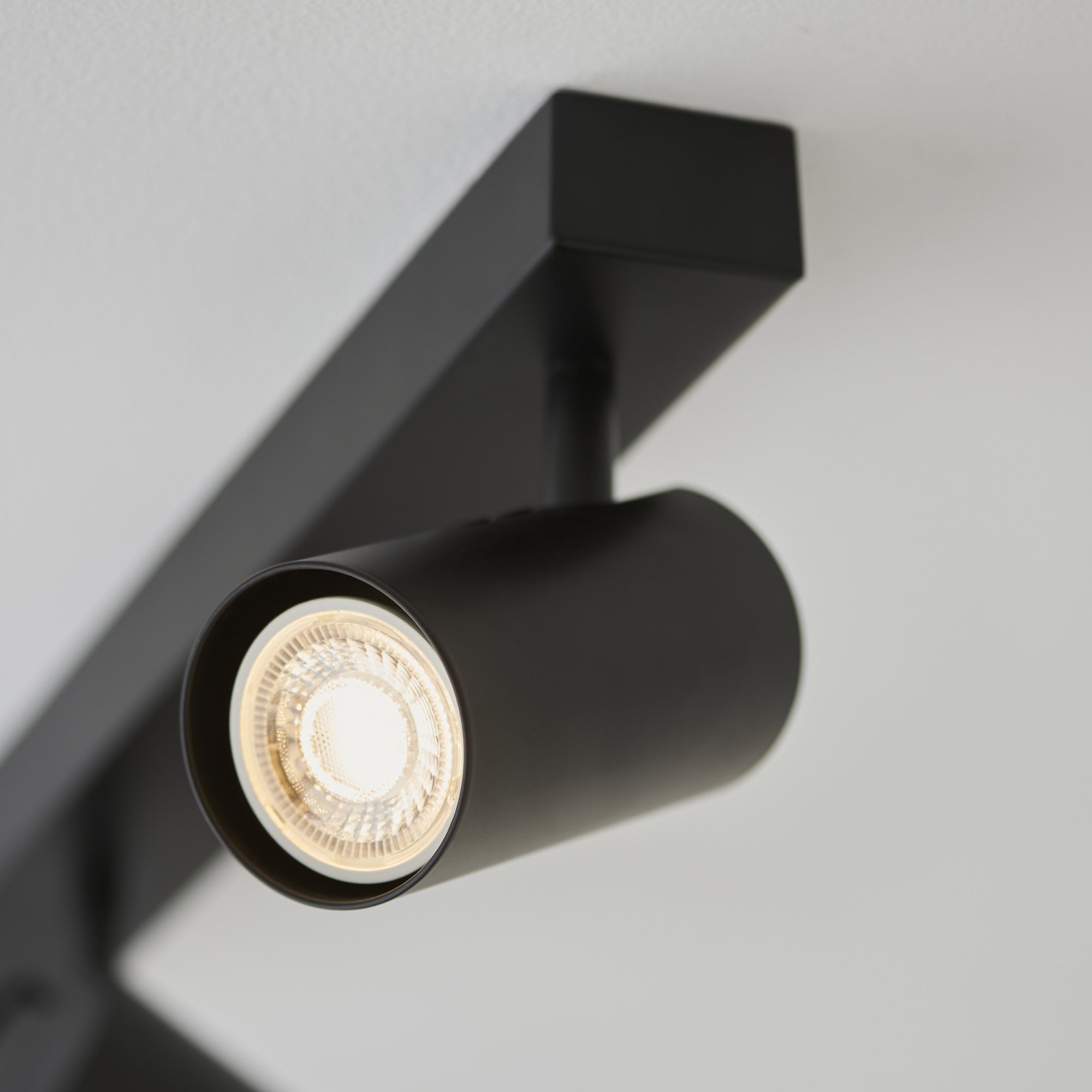 Endon Rez 3 Light Plate Spotlight - Matt Black