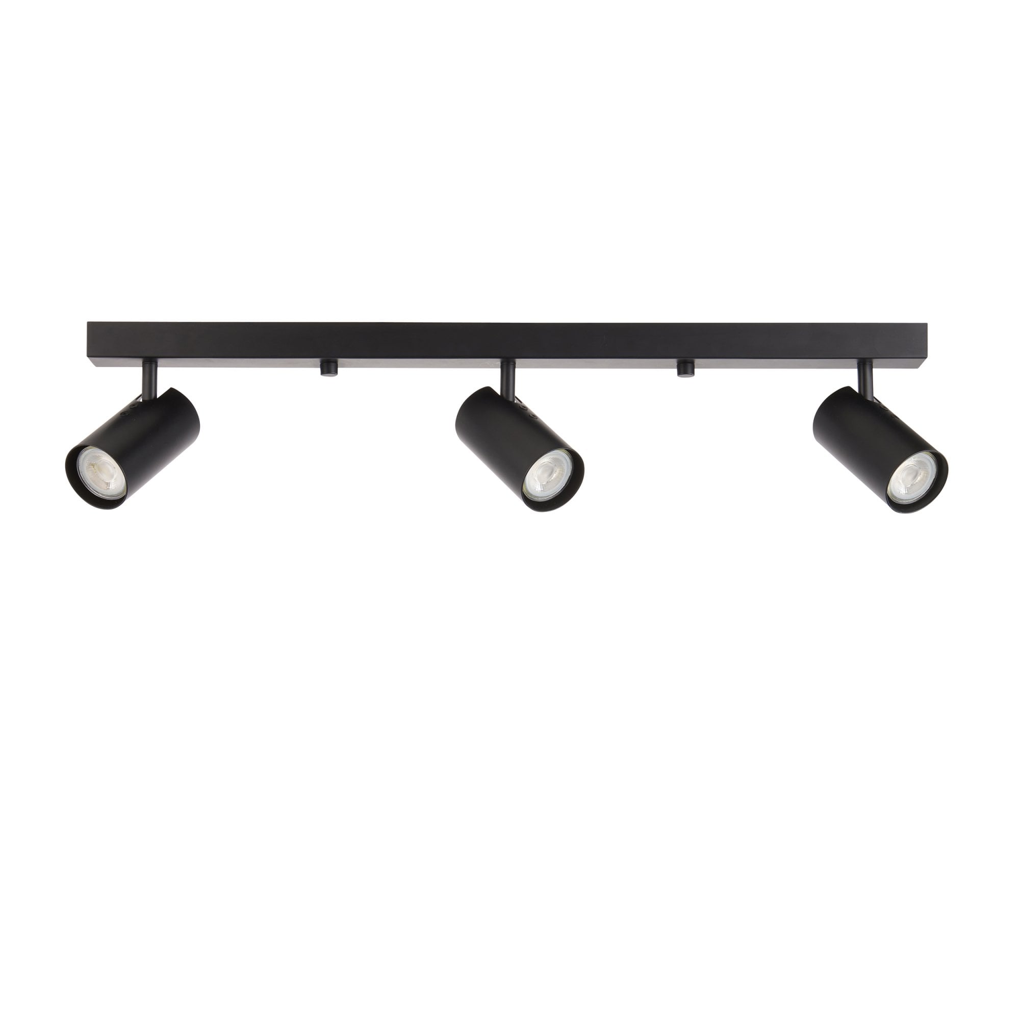 Endon Rez 3 Light Plate Spotlight - Matt Black
