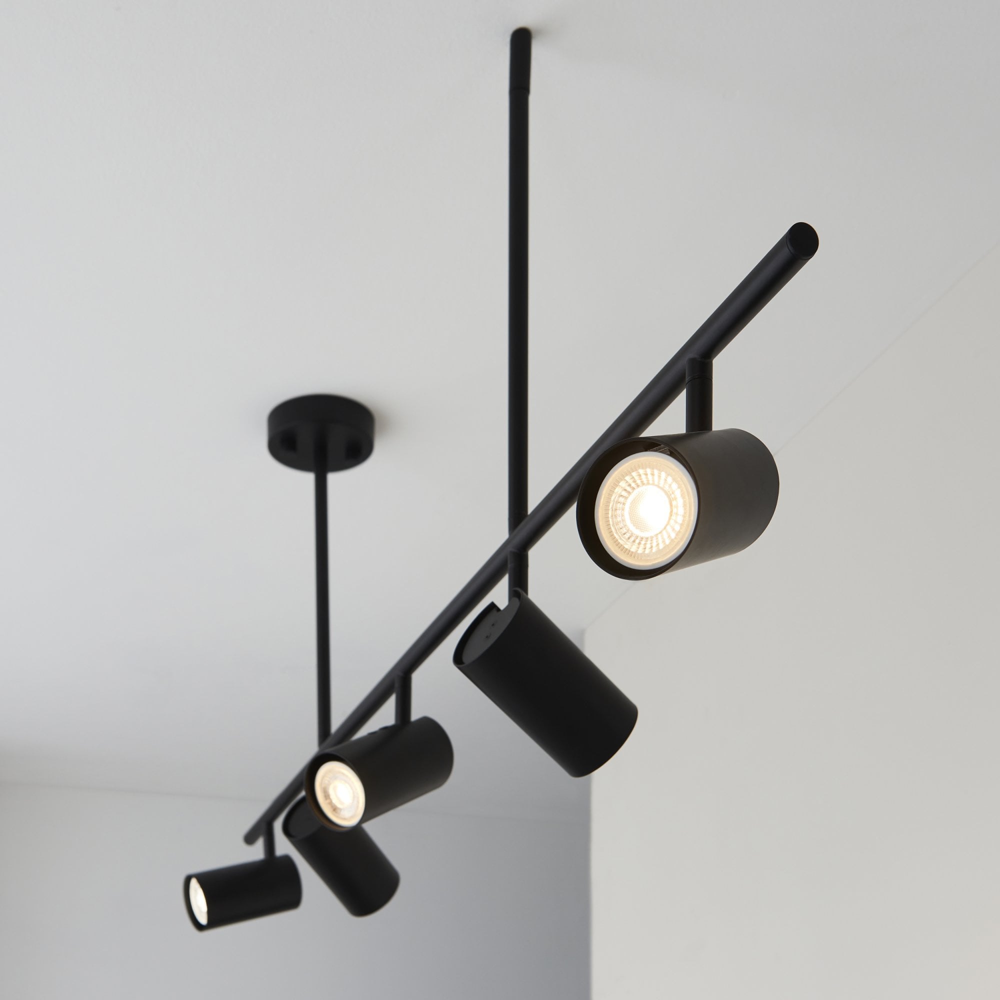 Endon Rez 5 Light Bar Spotlight - Matt Black