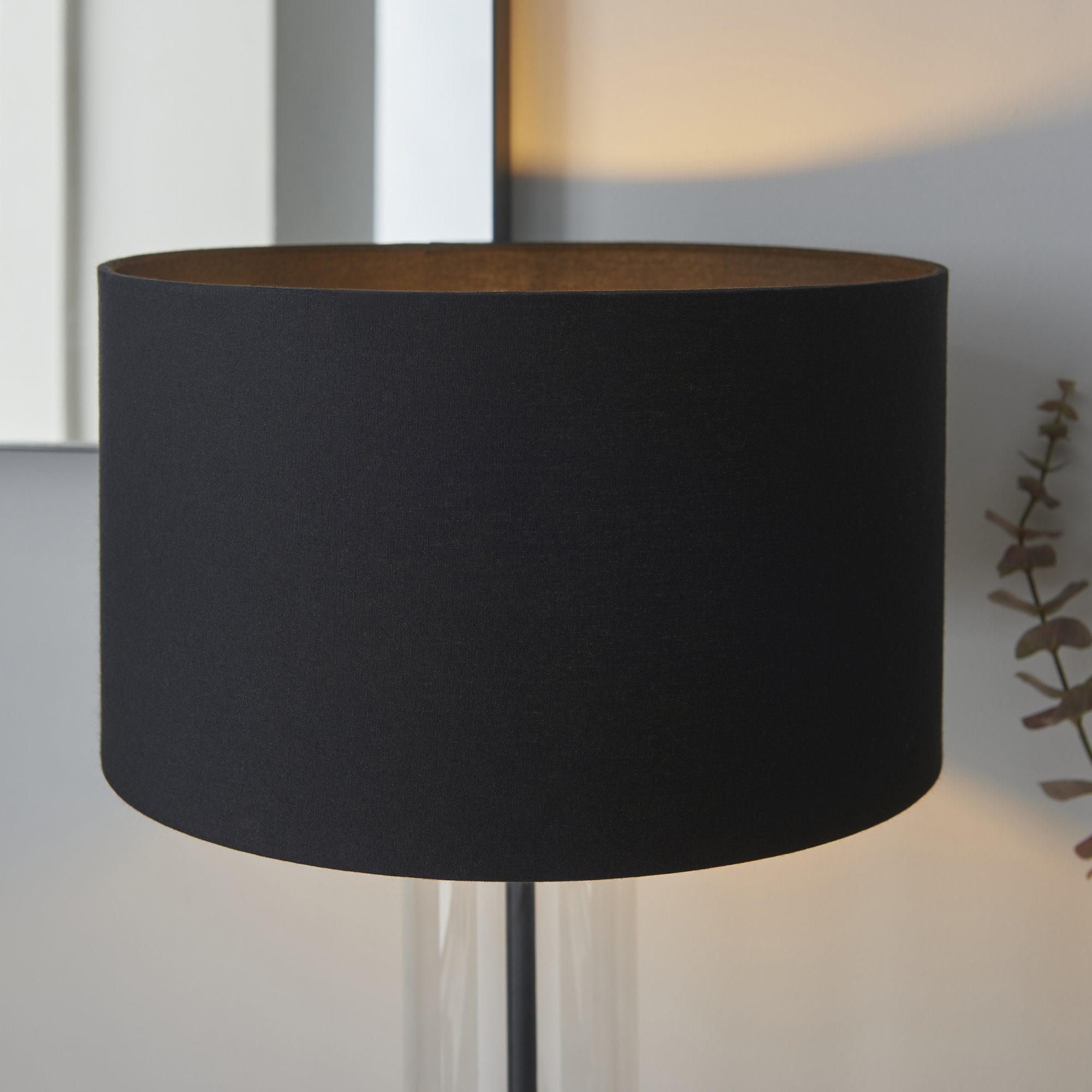 Endon Lessina Touch Table Lamp - Matt Black