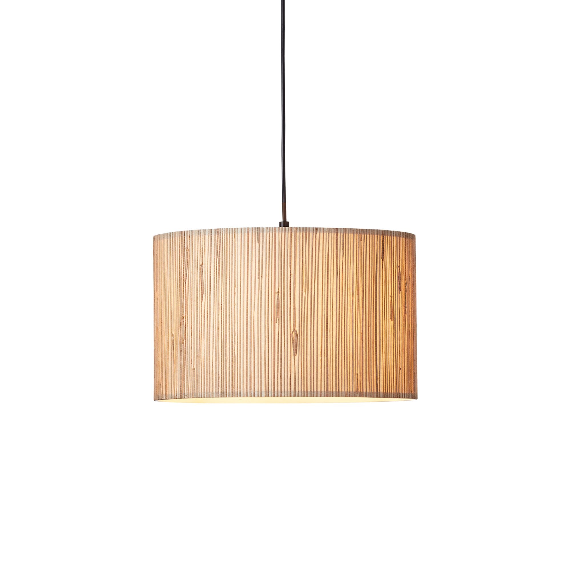 Endon Longshore Single Light Pendant - Woven Seagrass