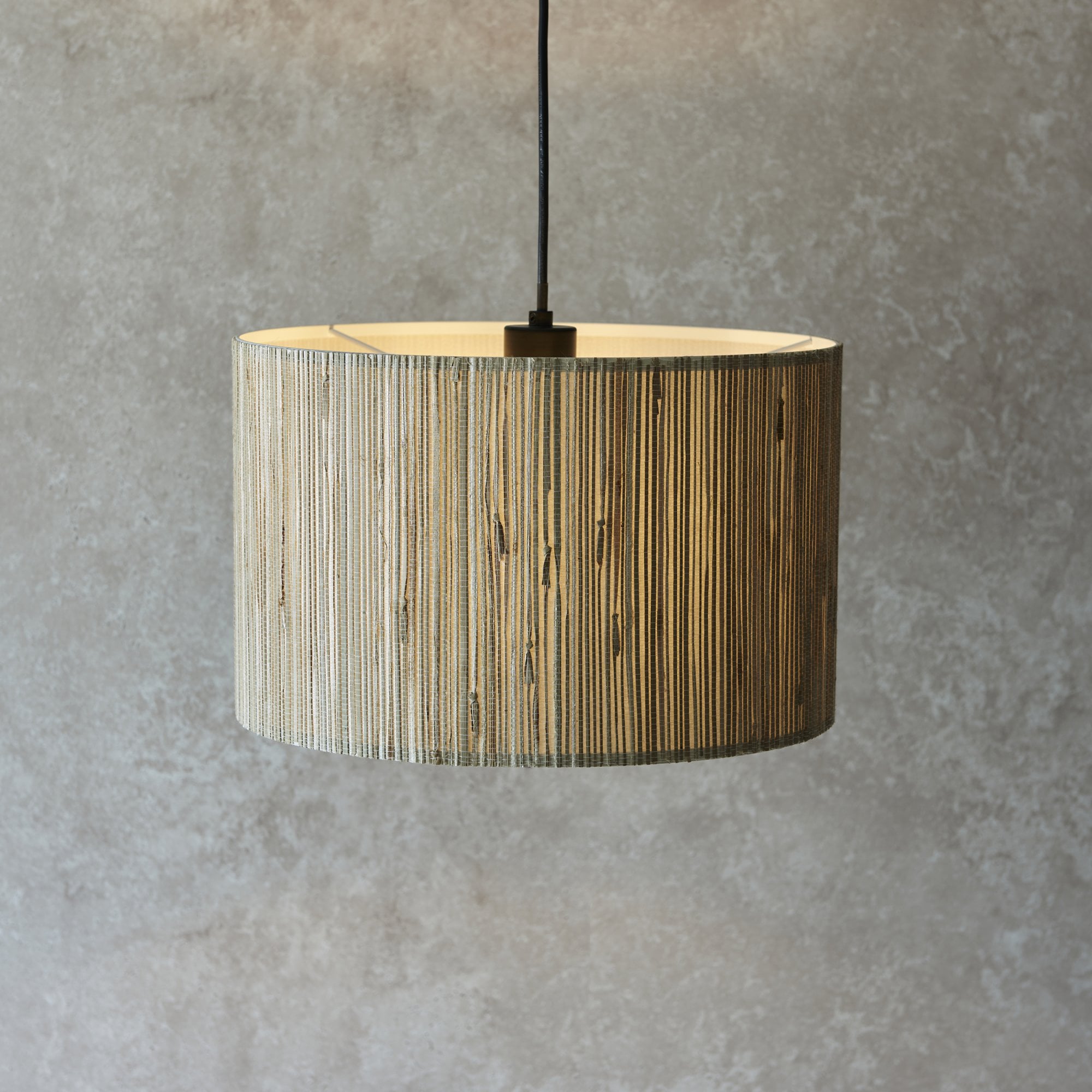 Endon Longshore Single Light Pendant - Woven Seagrass