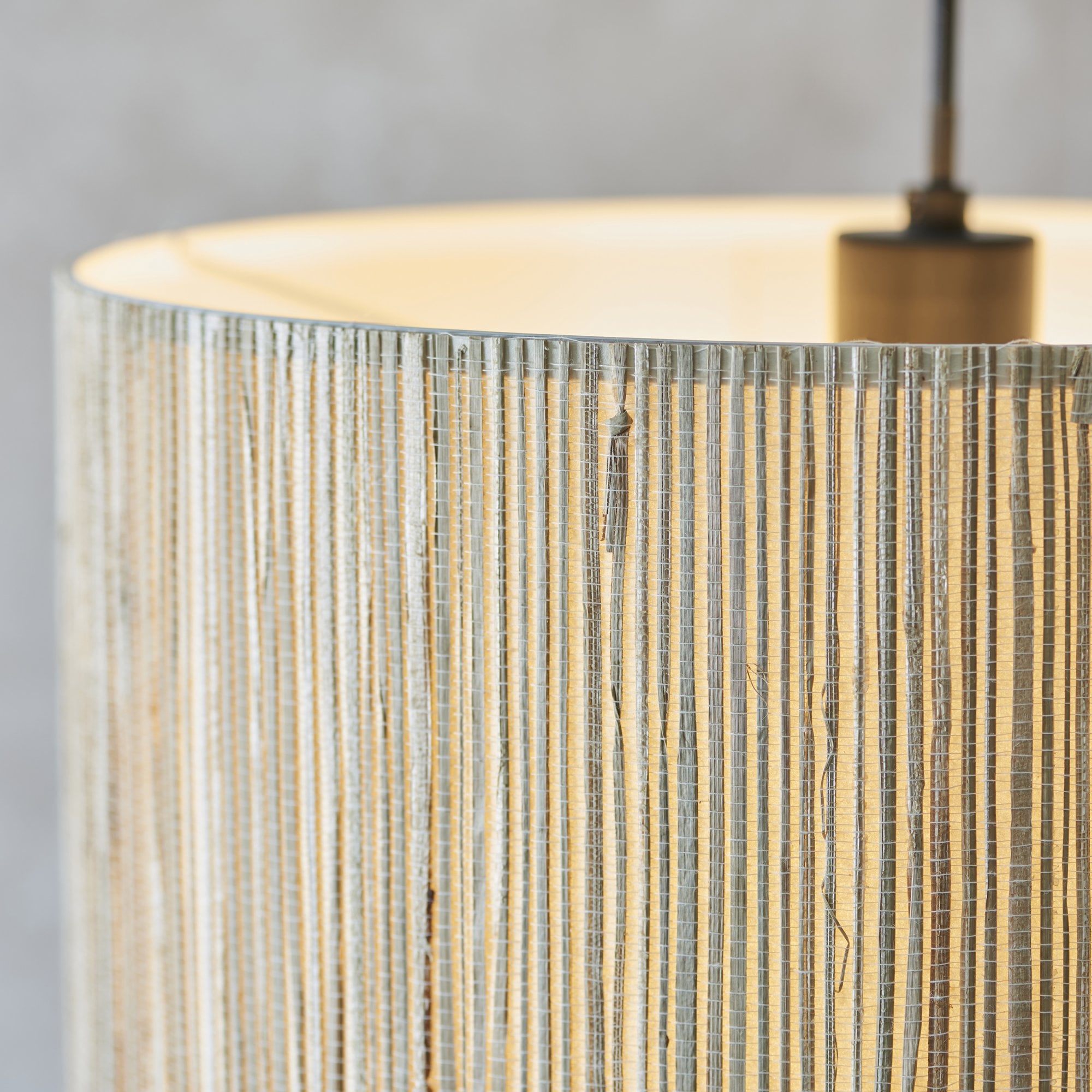 Endon Longshore Single Light Pendant - Woven Seagrass