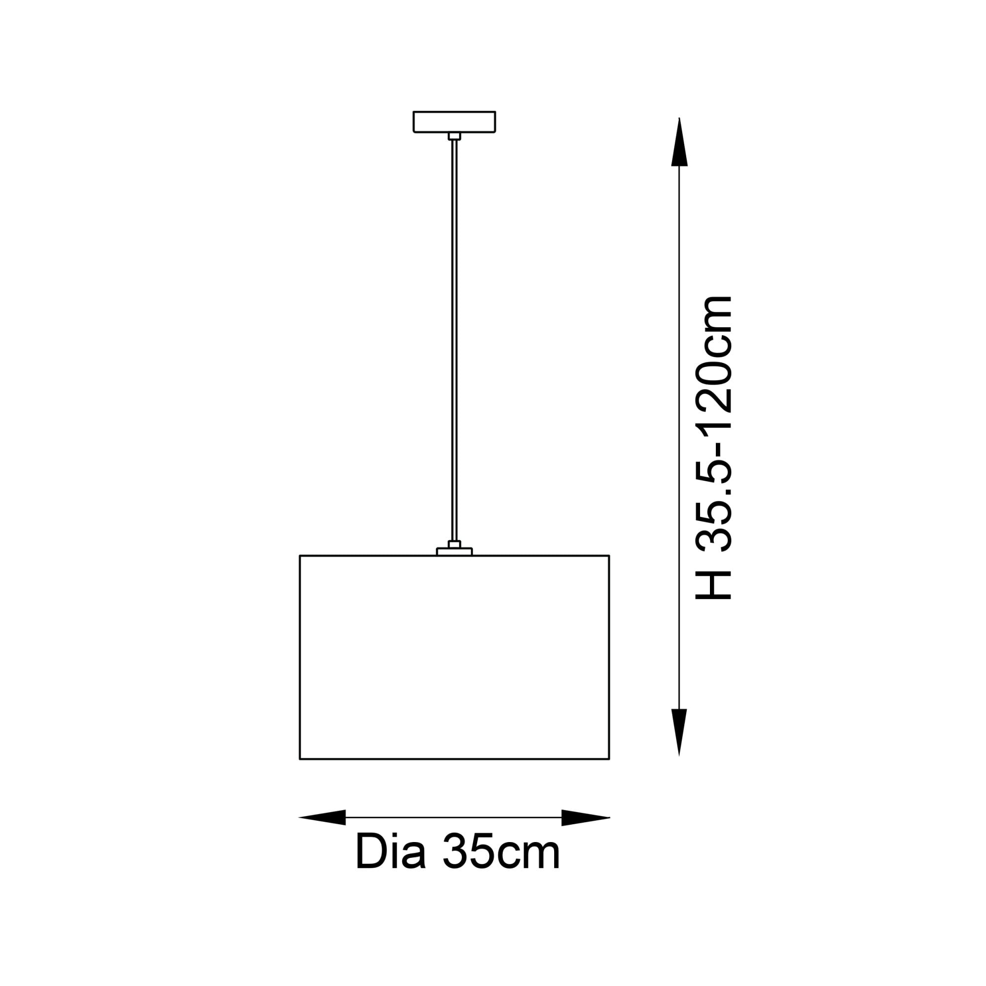 Endon Longshore Single Light Pendant - Woven Seagrass