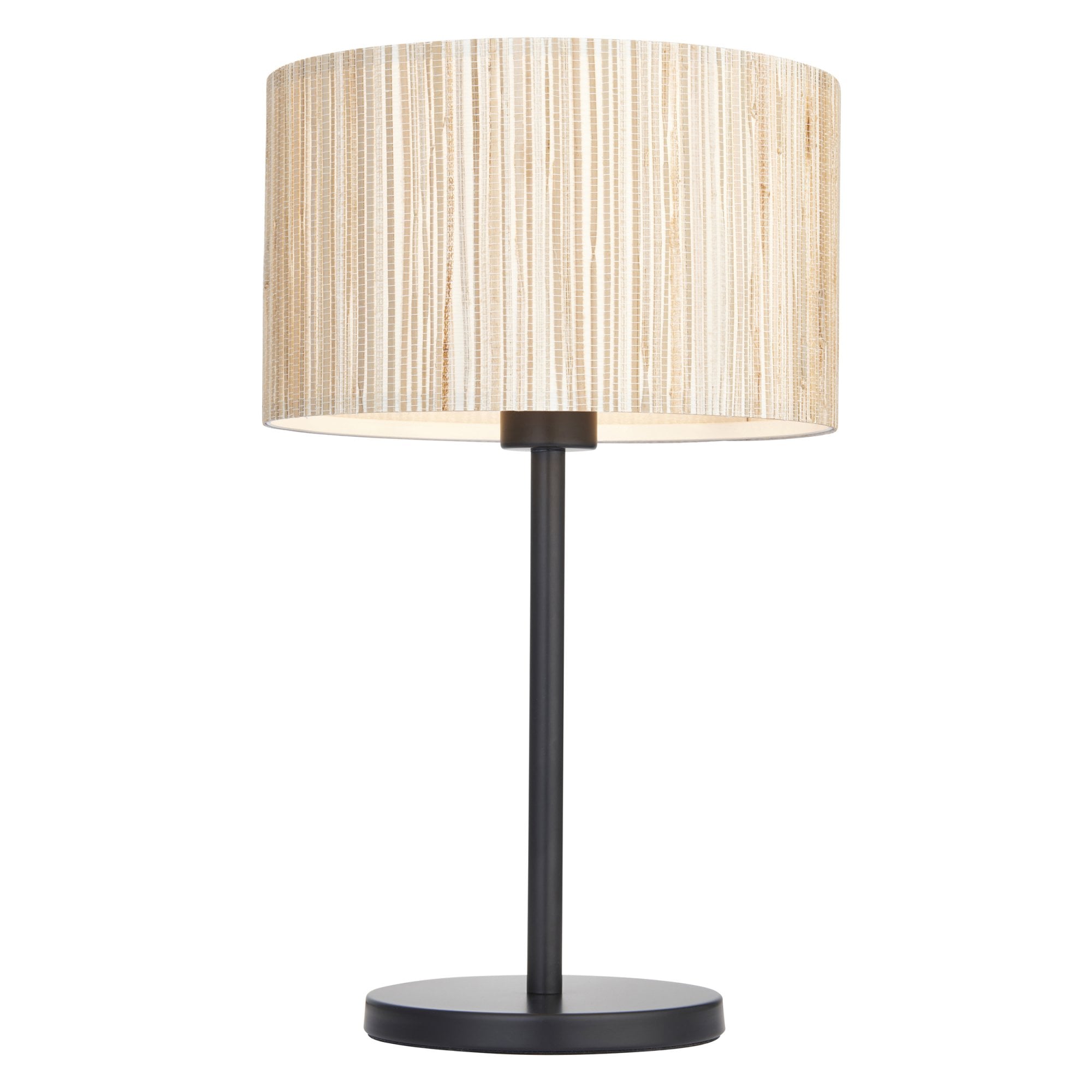 Endon Longshore Single Light Table Lamp - Woven Seagrass