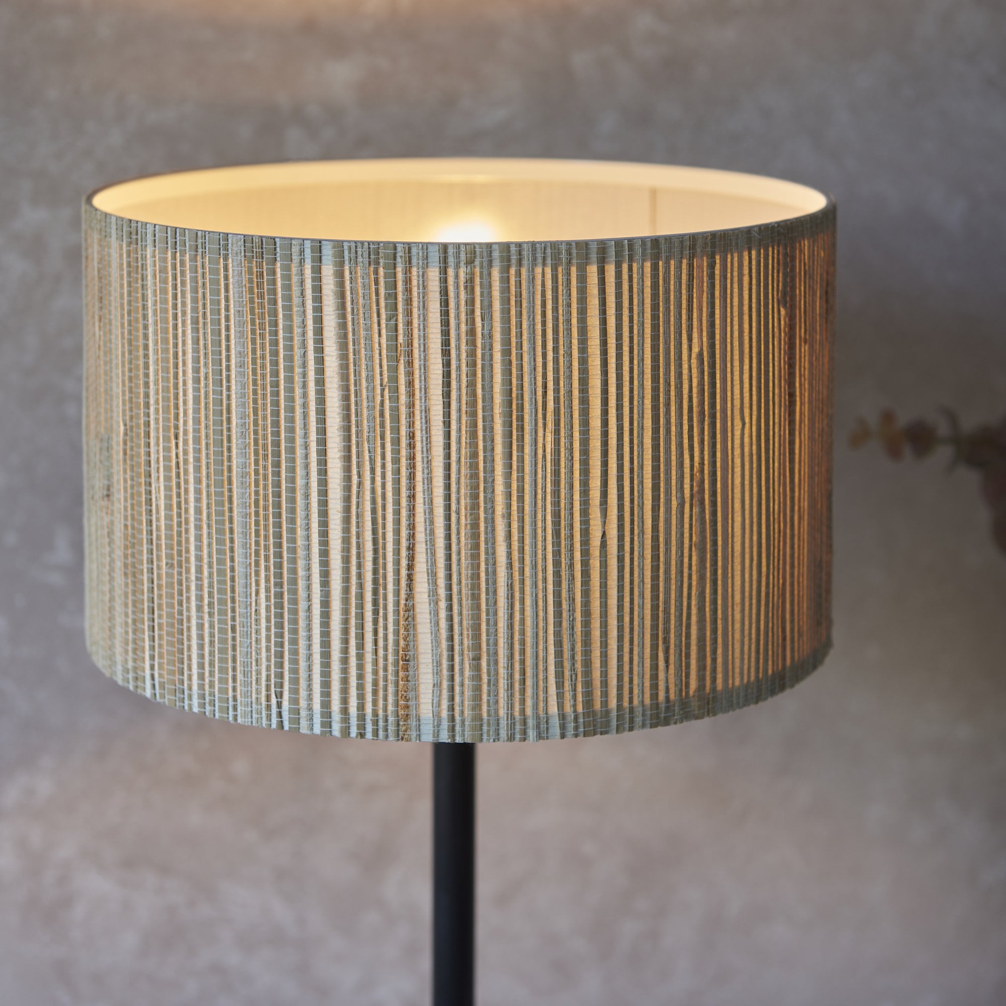 Endon Longshore Single Light Table Lamp - Woven Seagrass