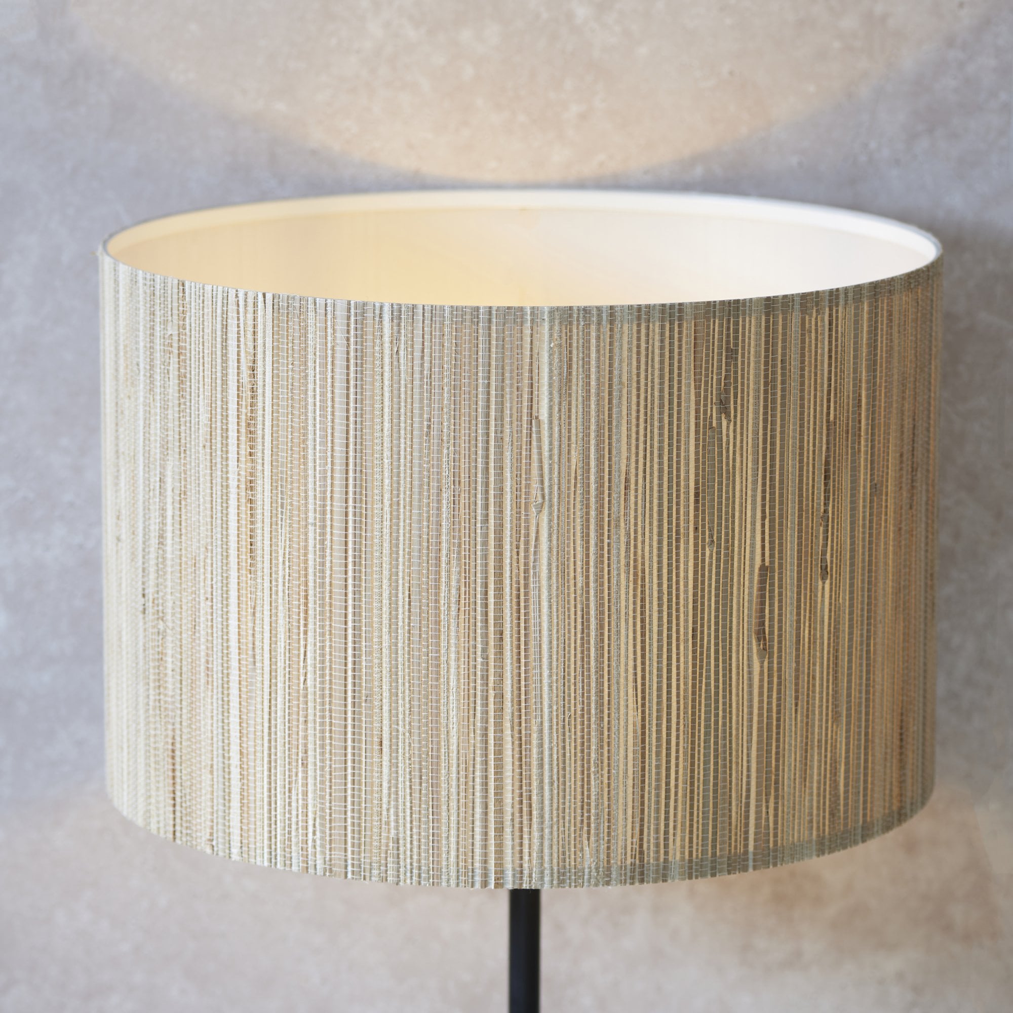 Endon Longshore Single Light Floor Lamp - Woven Seagrass