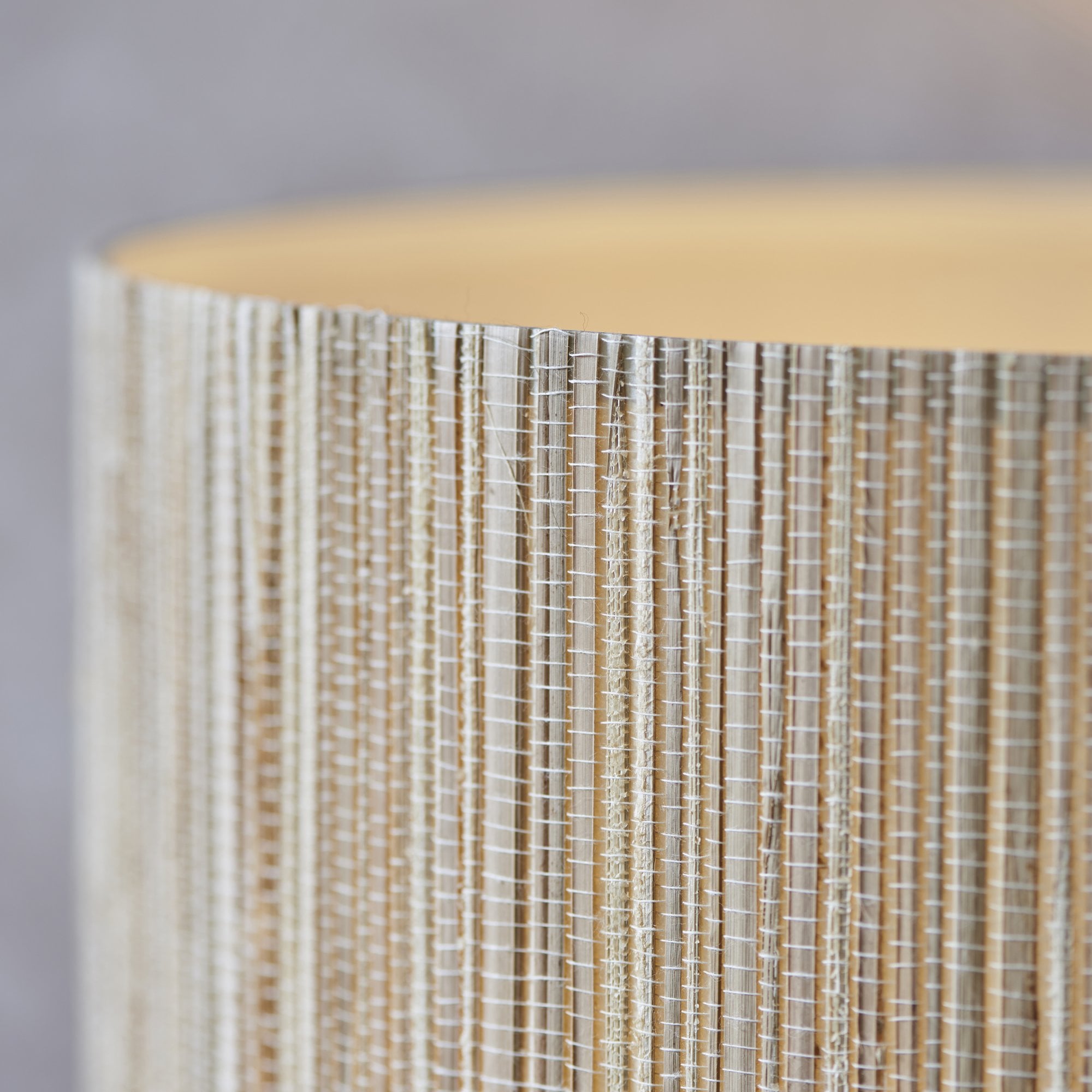 Endon Longshore Single Light Floor Lamp - Woven Seagrass