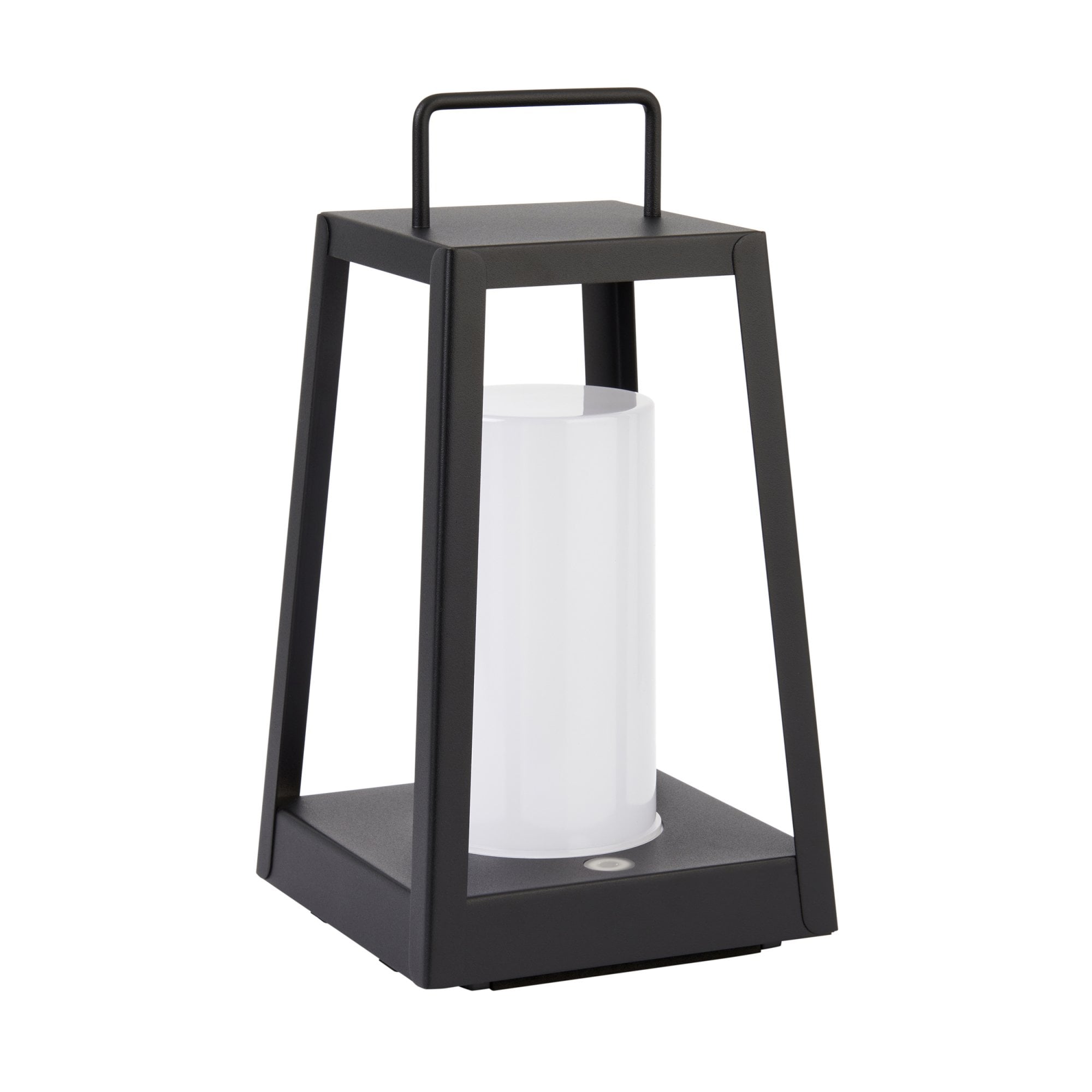 Endon Tallow USB IP44 Table Lantern - Matt Black