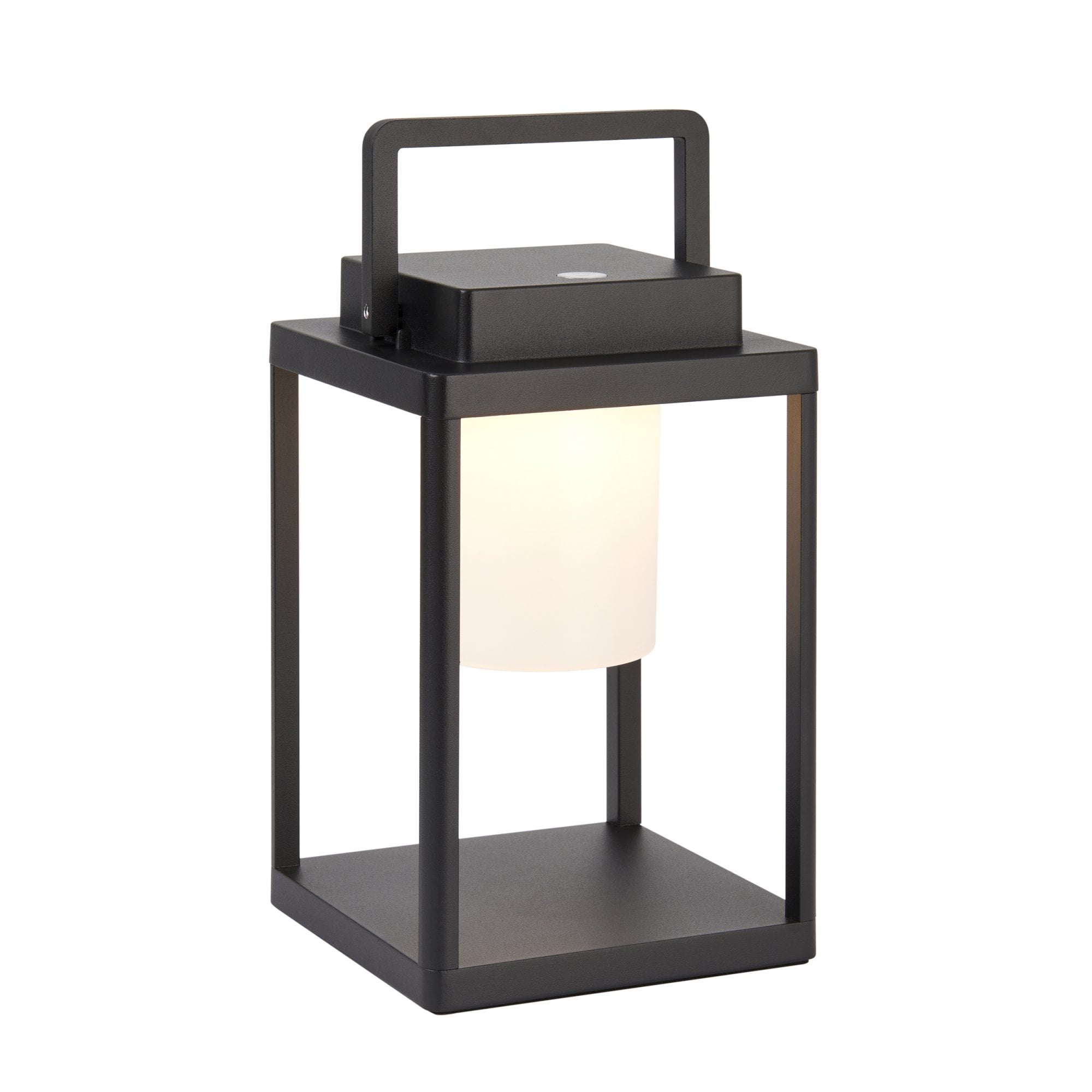 Endon Voyage USB IP44 Table Lantern - Matt Black