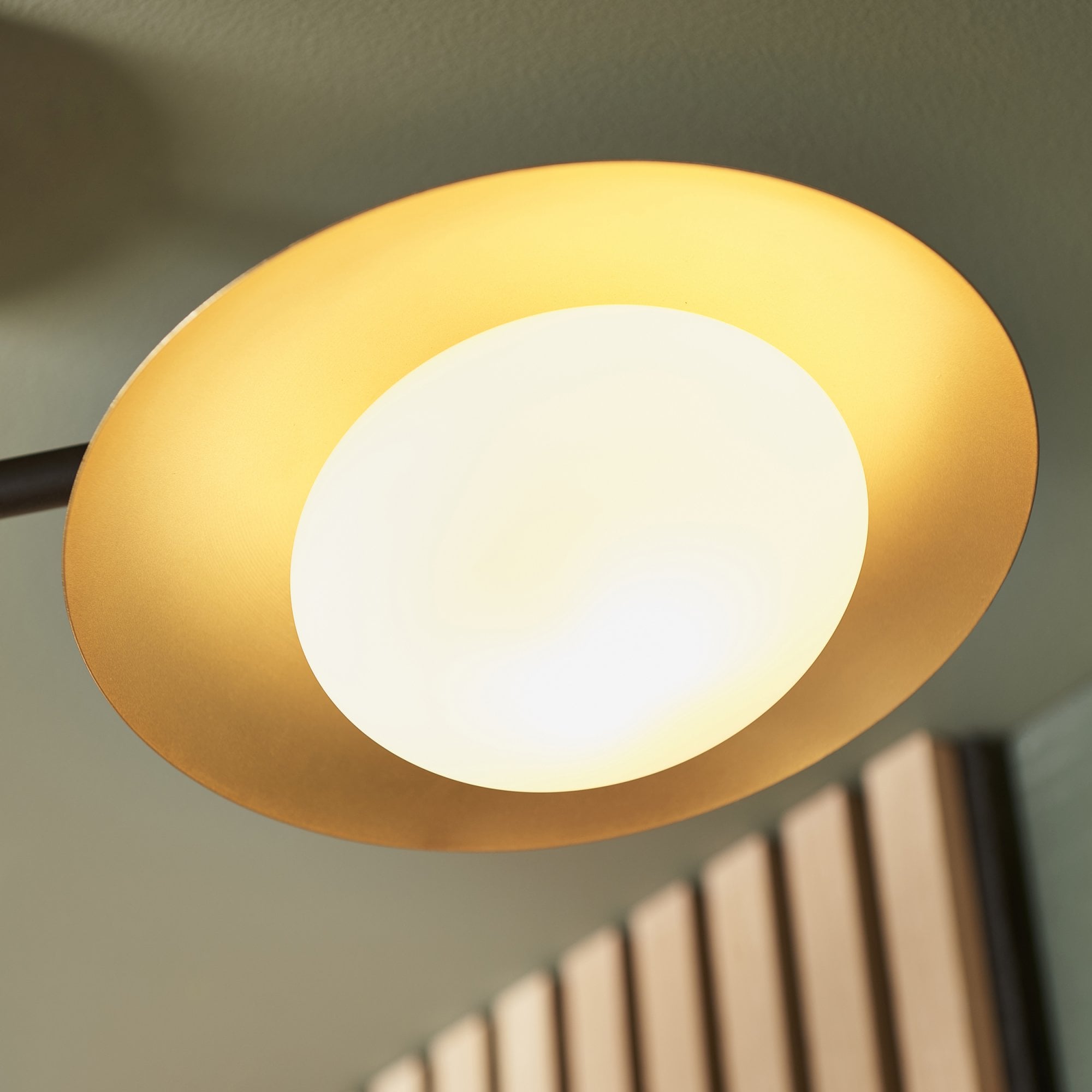 Utopia Planet 3 Light Semi Flush - Gold - 59cm Diameter