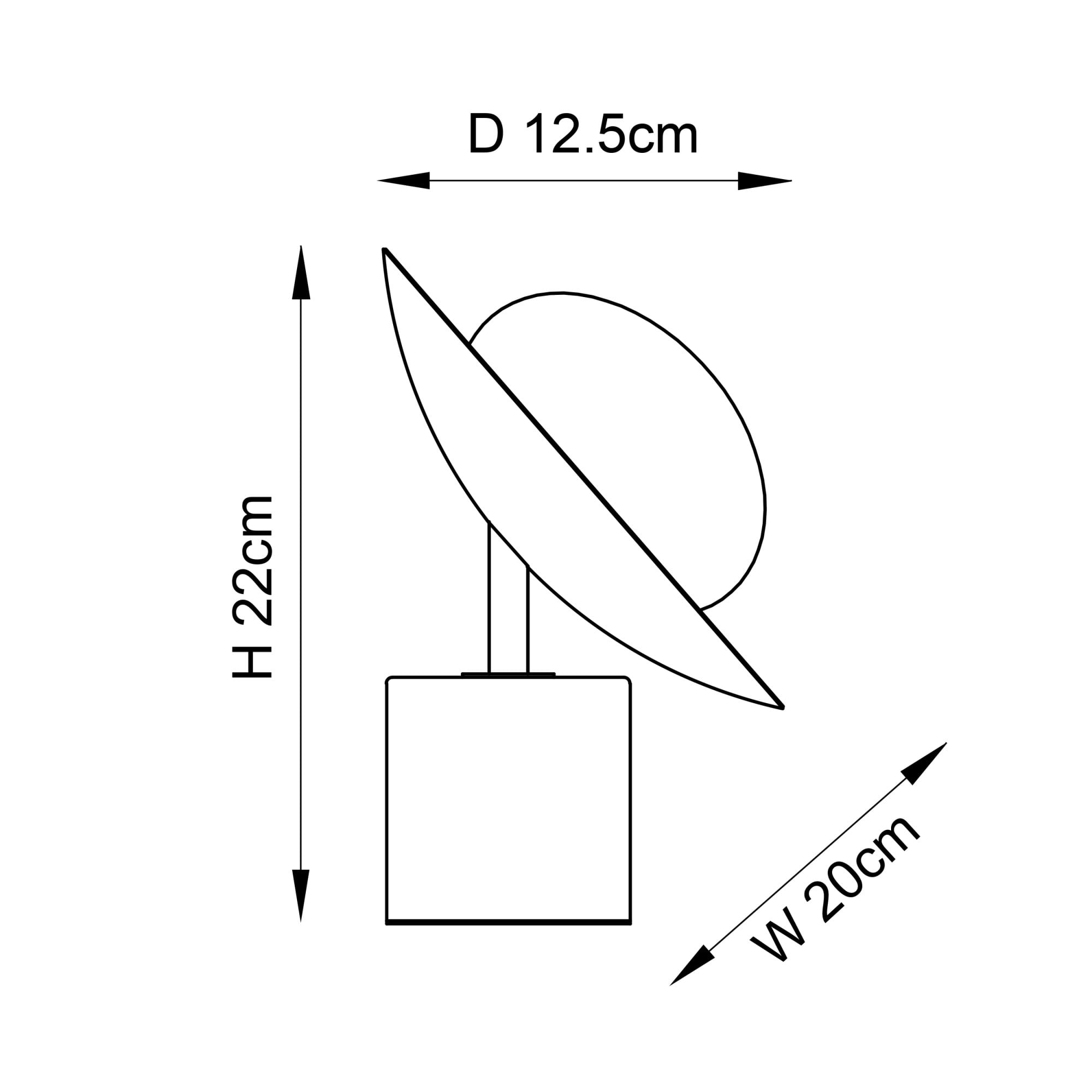 Utopia Planet Table Lamp - Gold