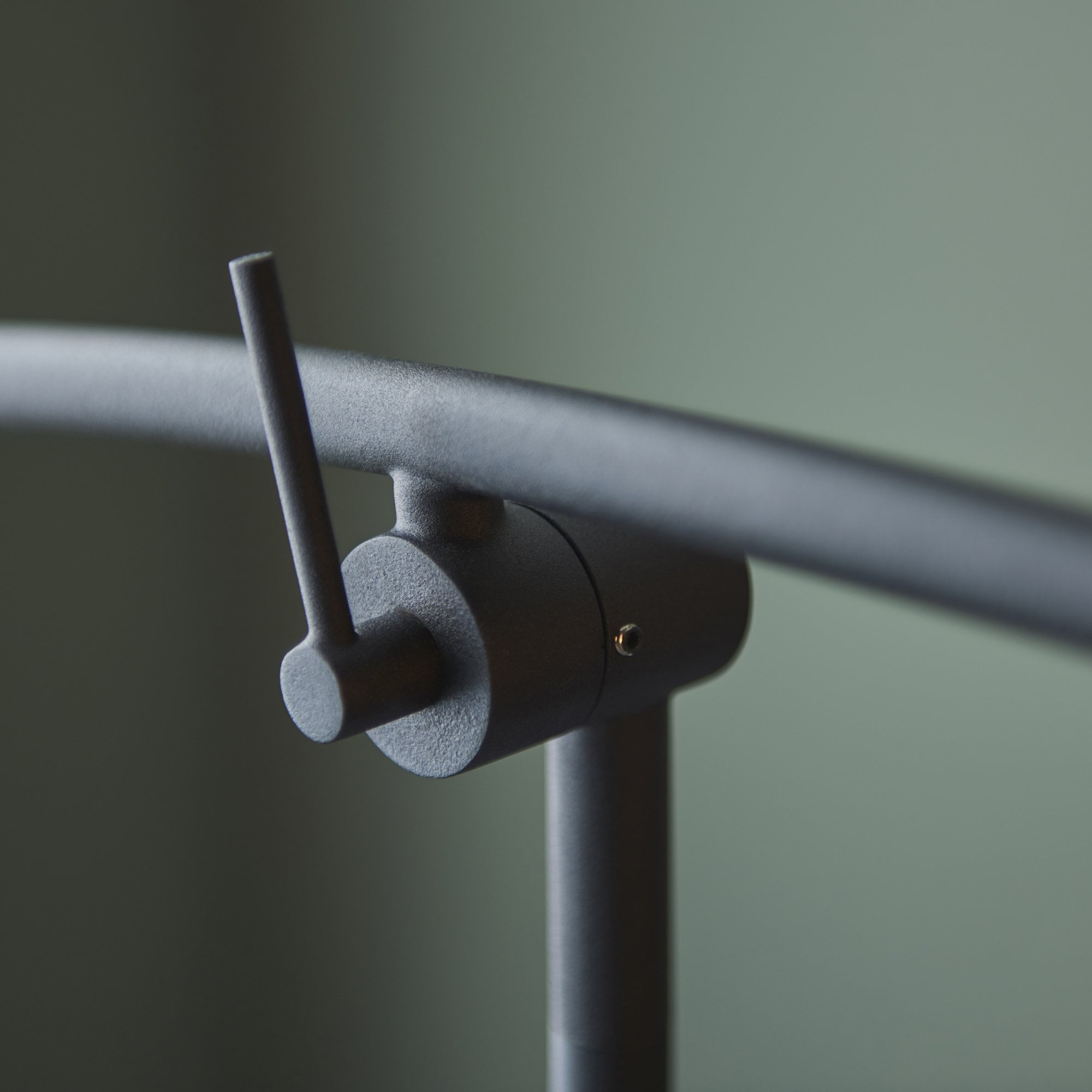 Utopia Moon 2 Light Floor Lamp - Matt Black