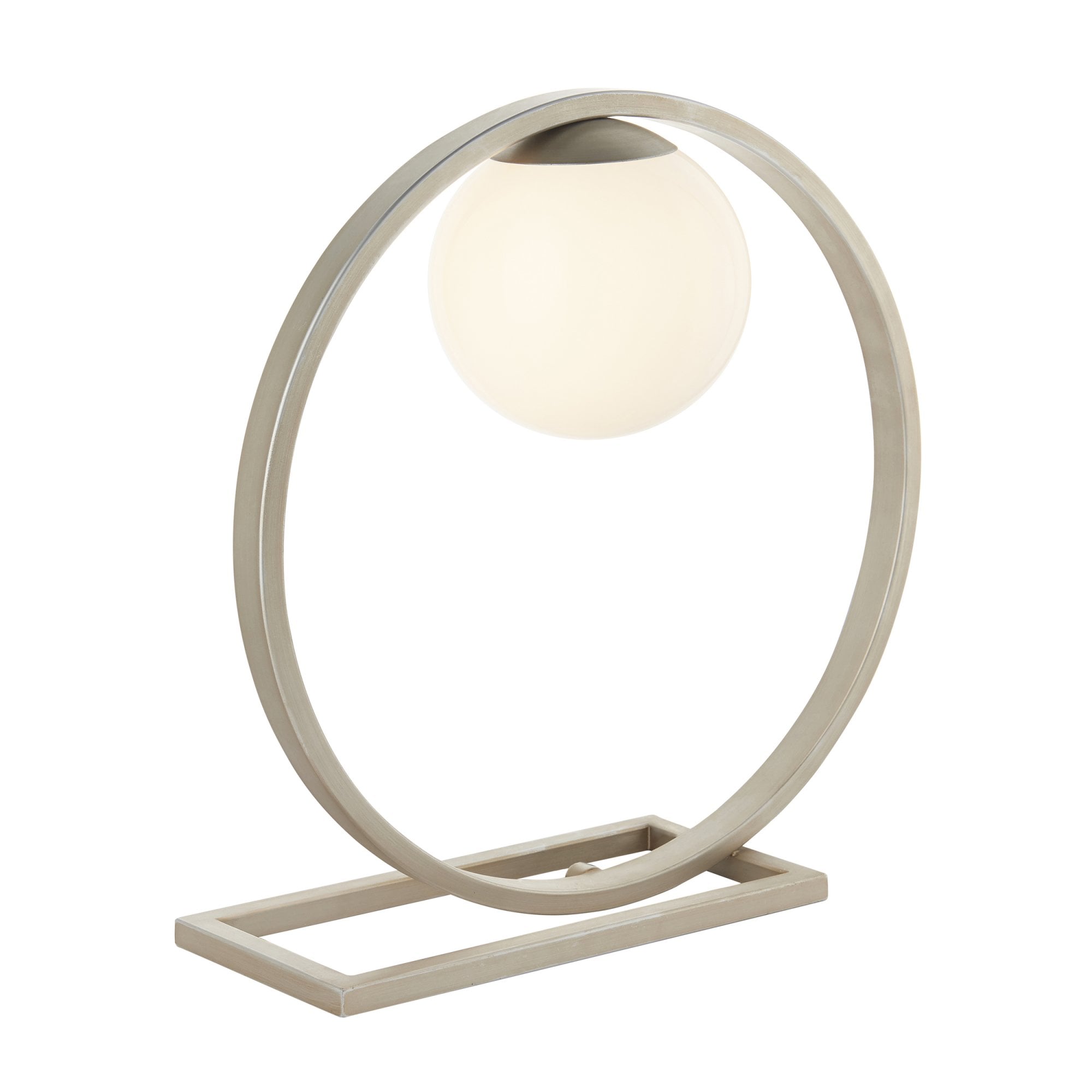 Endon Enzo Table Lamp - Brushed Silver