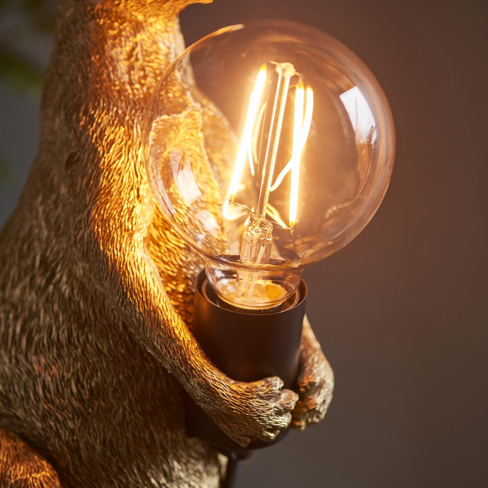 Endon Skippy The Kangaroo Table Lamp - Vintage Gold