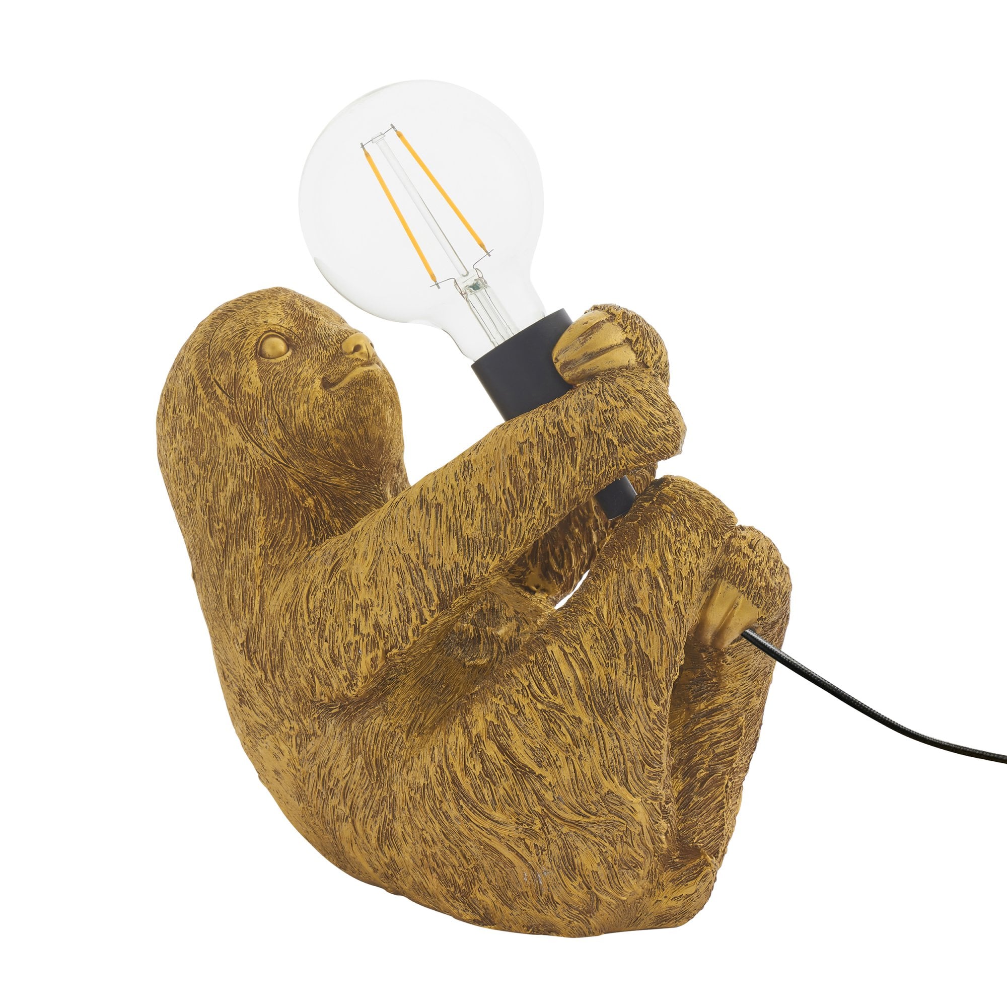 Endon Sleepy Sloth Table Lamp - Vintage Gold