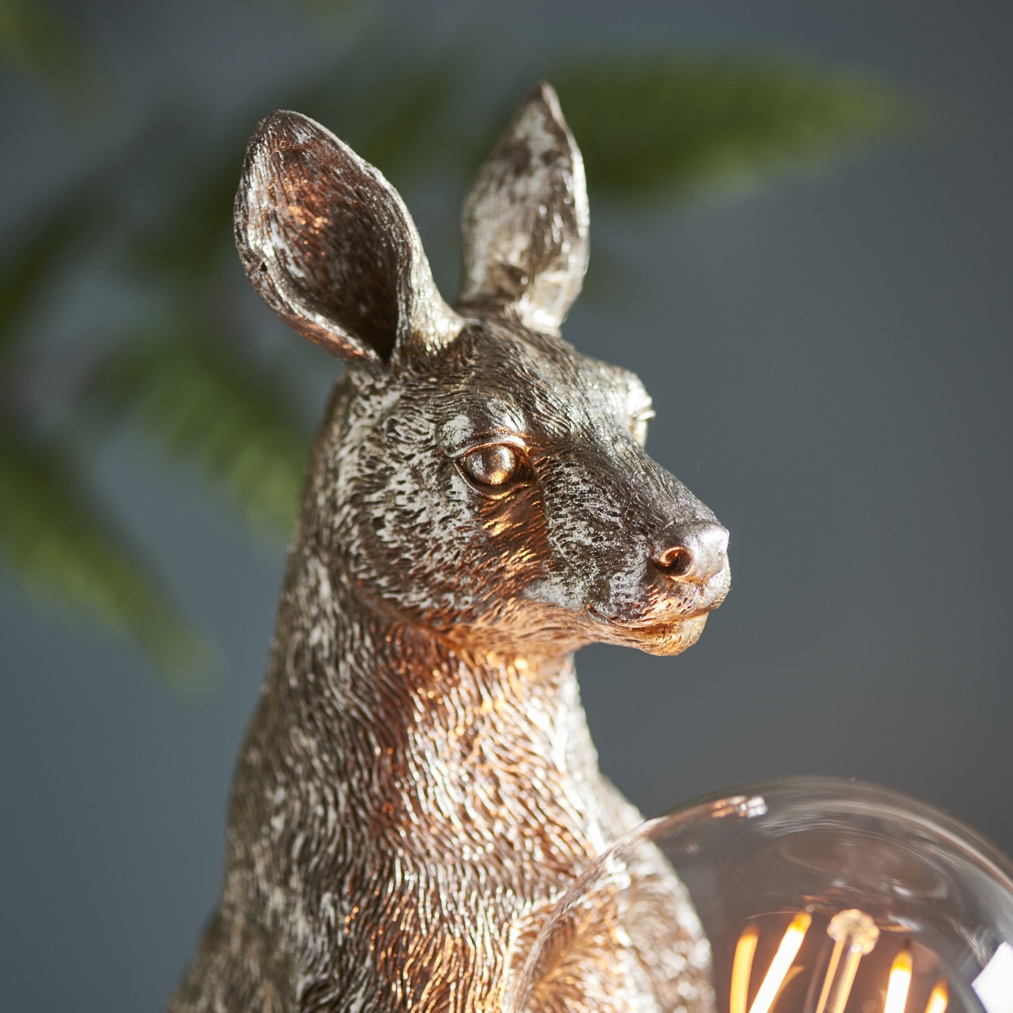 Endon Skippy The Kangaroo Table Lamp - Vintage Silver