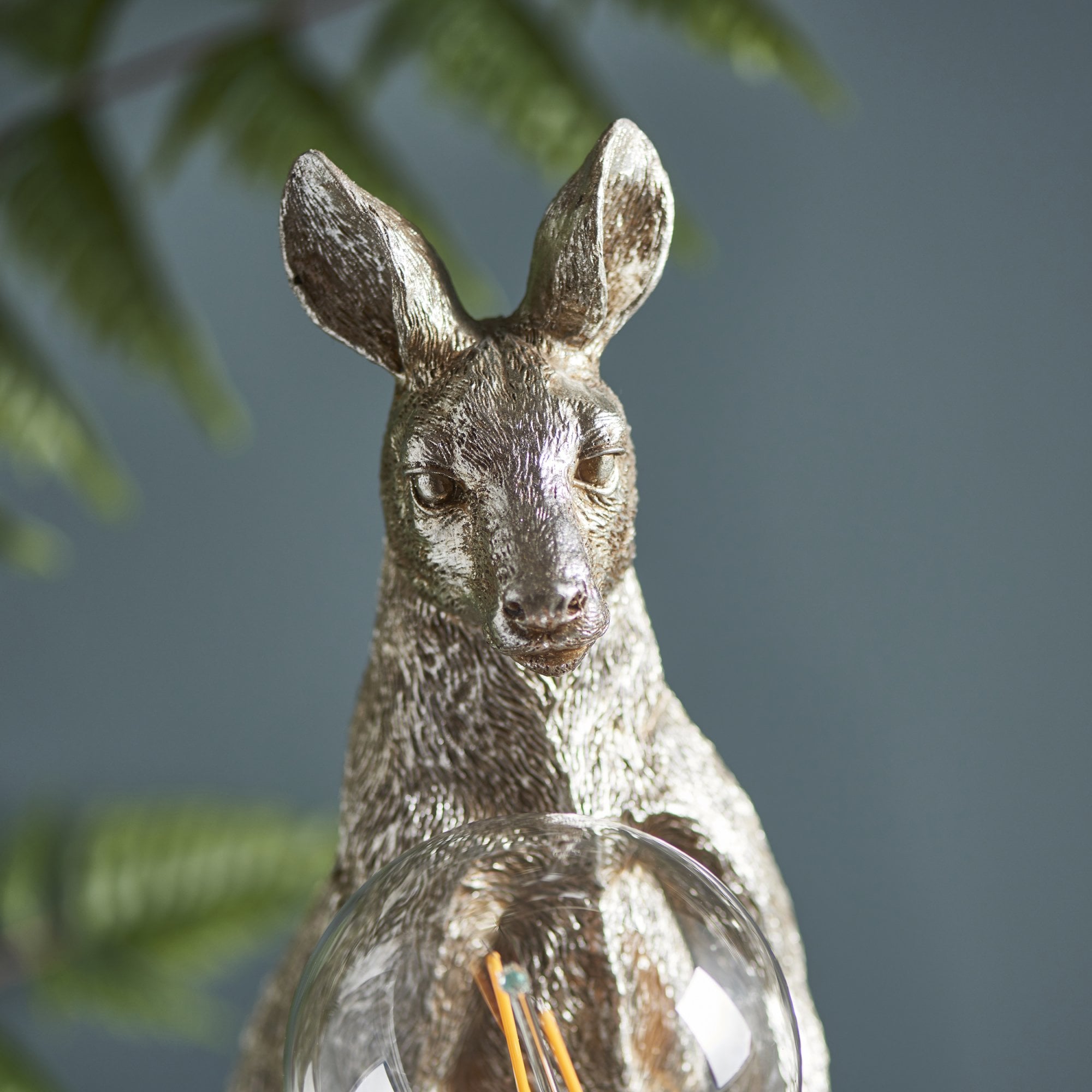 Endon Skippy The Kangaroo Table Lamp - Vintage Silver