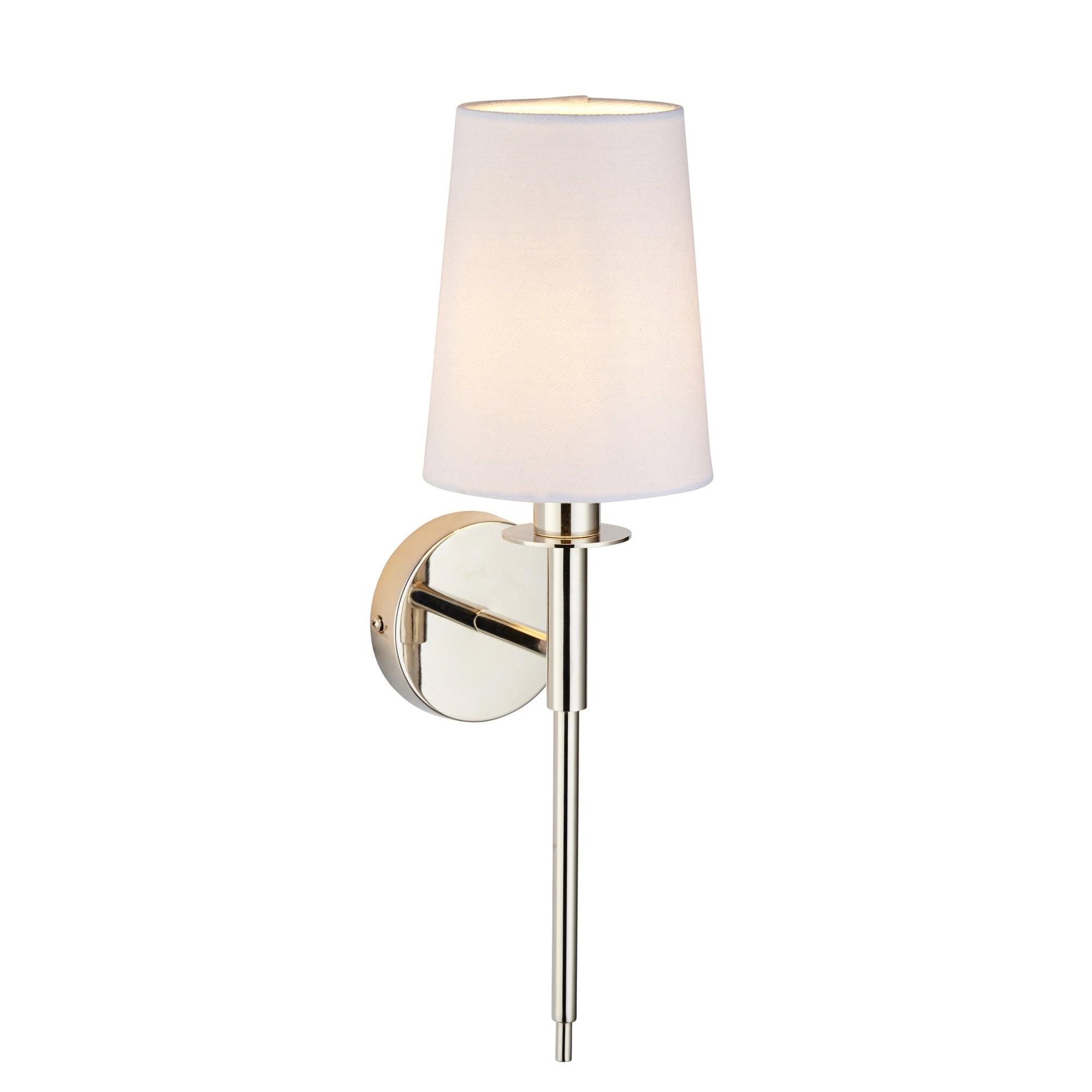 Utopia The Classic Wall Light - Bright Nickel