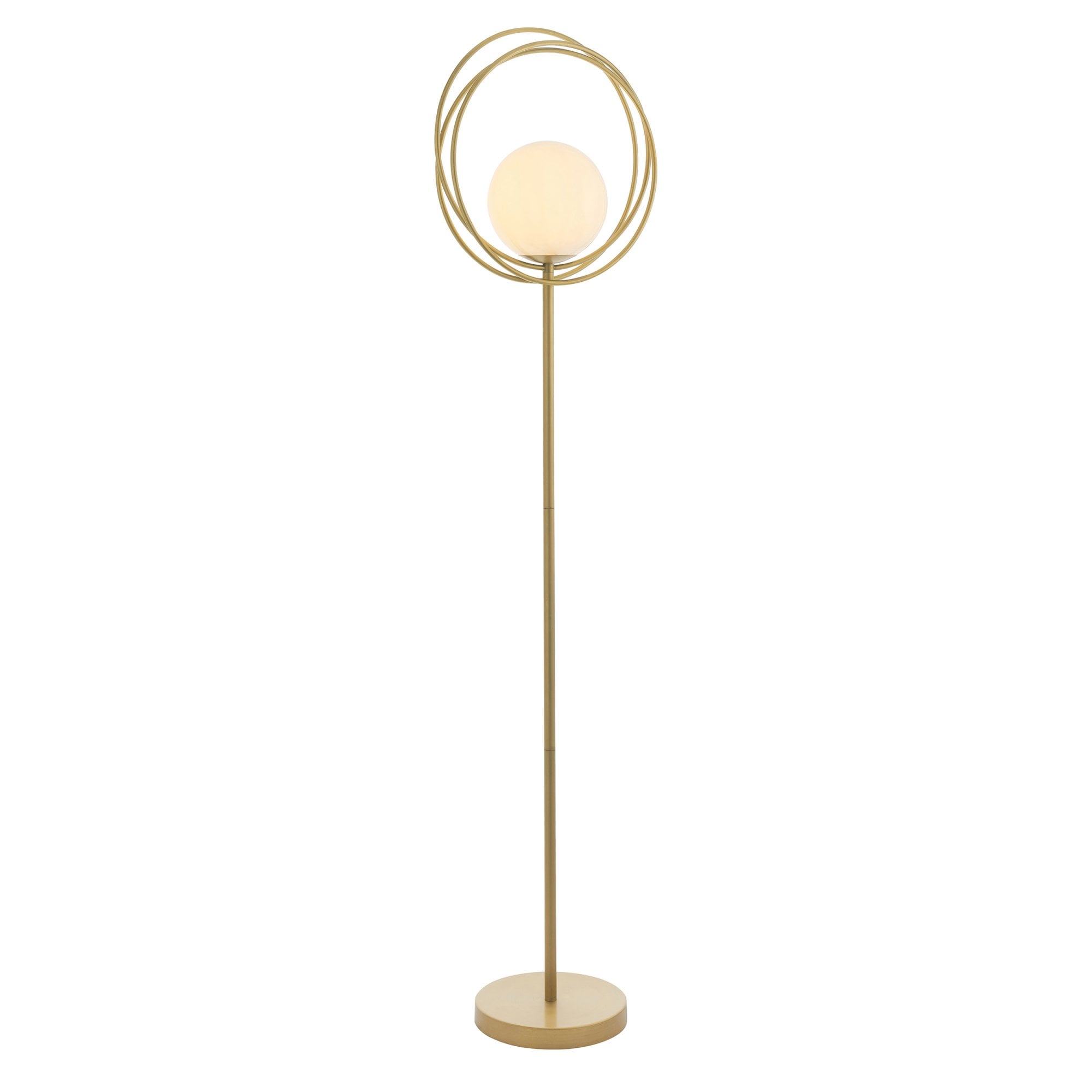 Endon Saturn Floor Lamp - Brushed Gold