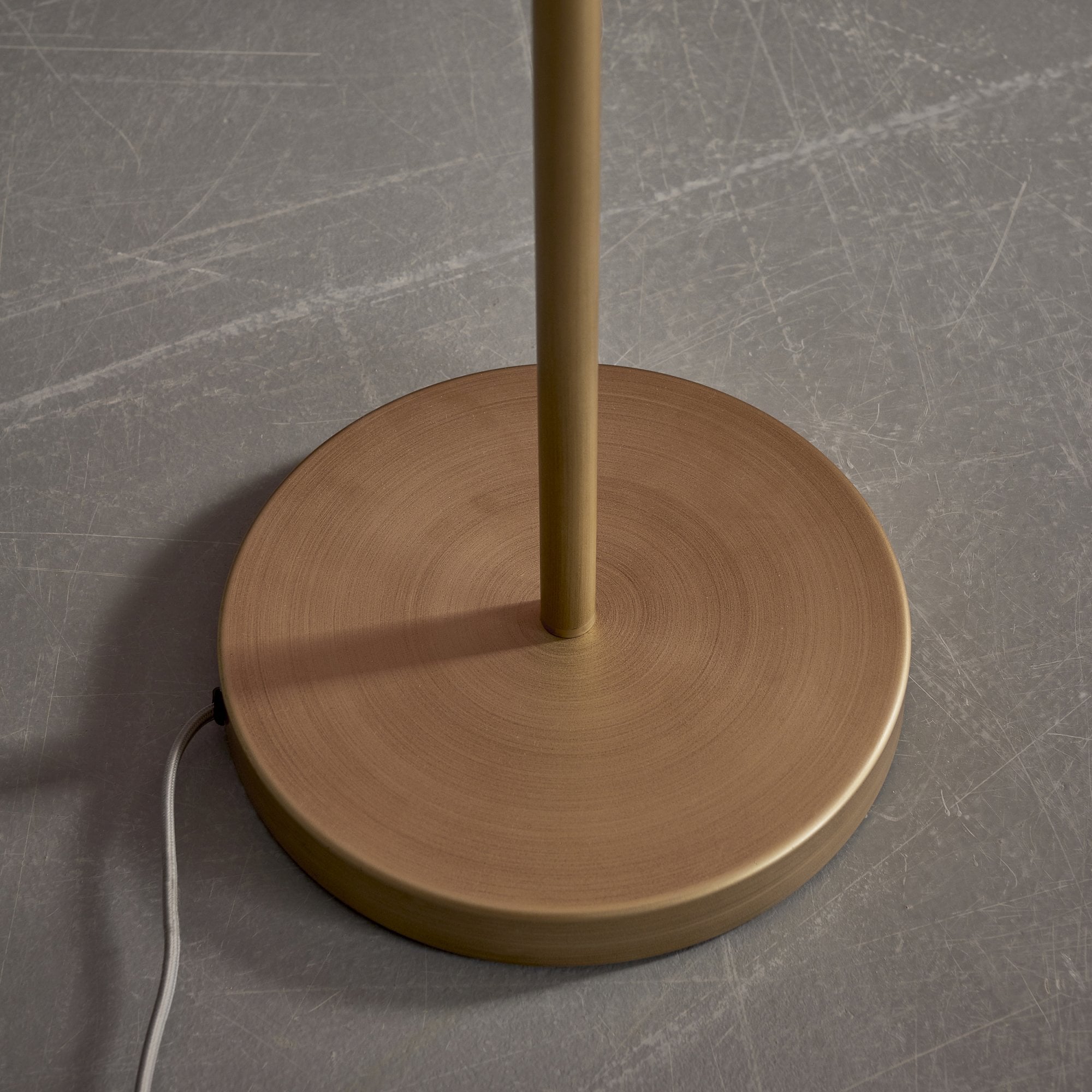 Endon Saturn Floor Lamp - Brushed Gold