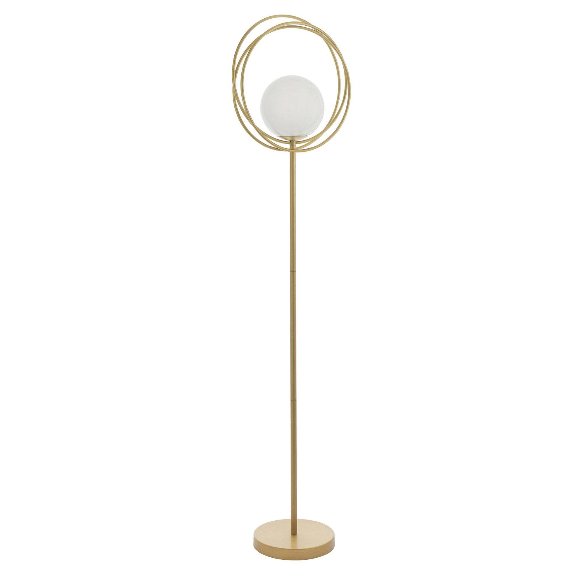 Endon Saturn Floor Lamp - Brushed Gold